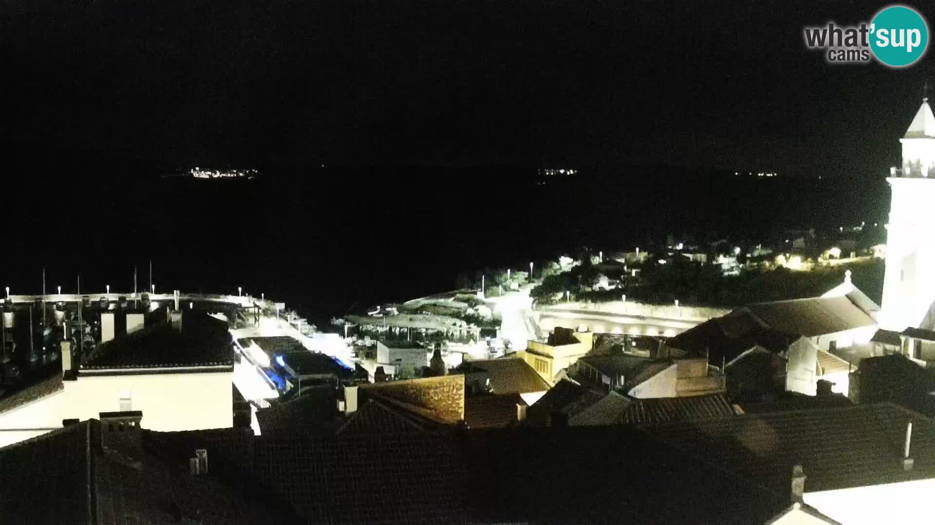 Panorama Novi Vinodolski live cam Dalmatie