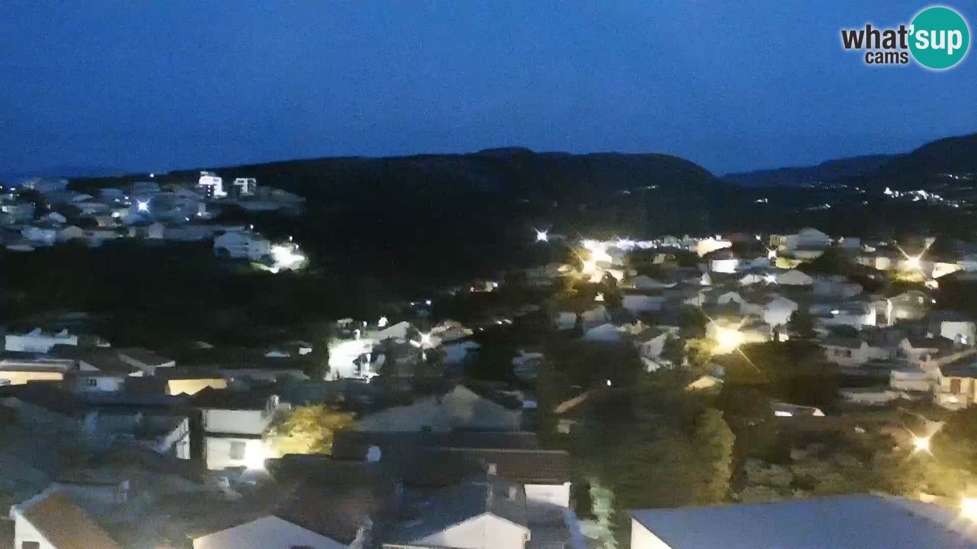Novi Vinodolski panorama – Dalmacija web kamera