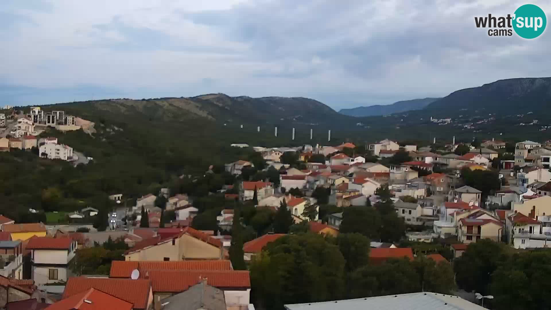 Panoramic Novi Vinodolski livecam Dalmatien