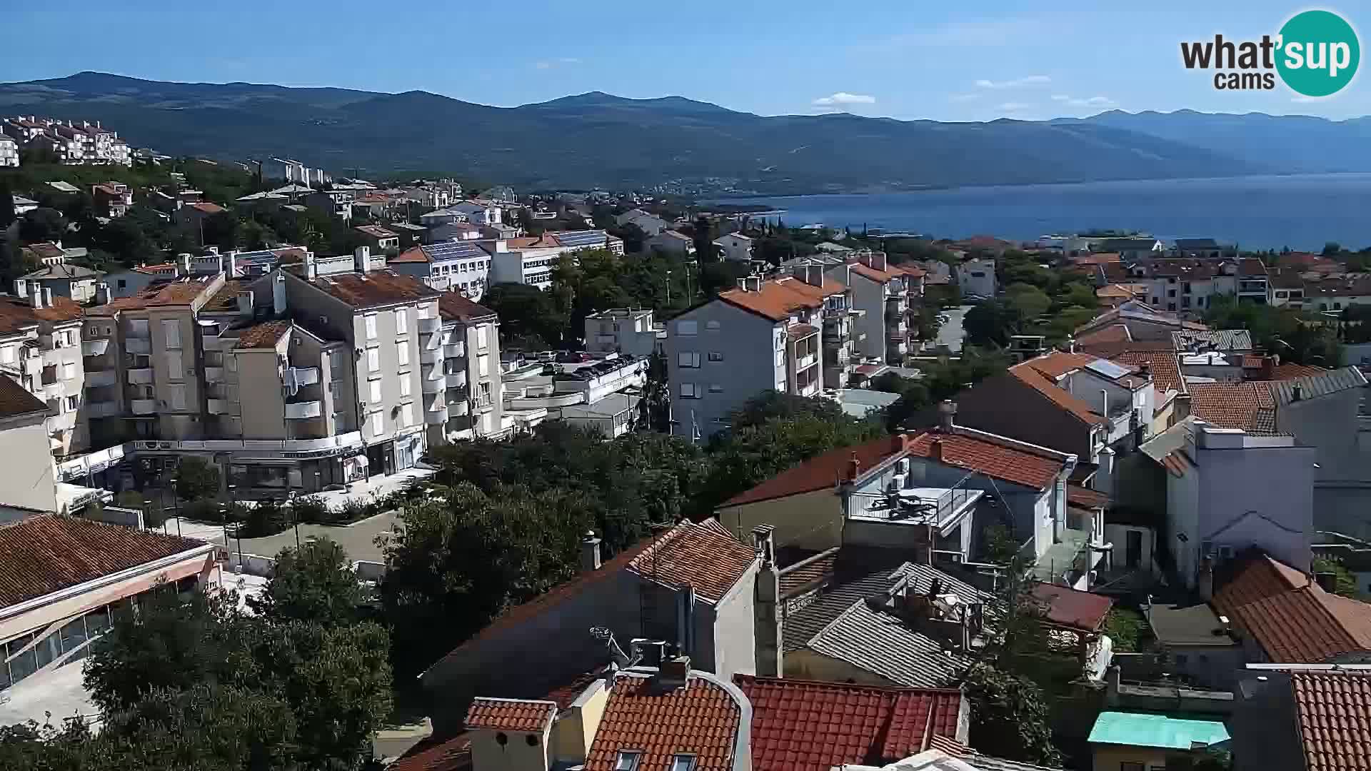 Novi Vinodolski panorama – Dalmacija web kamera