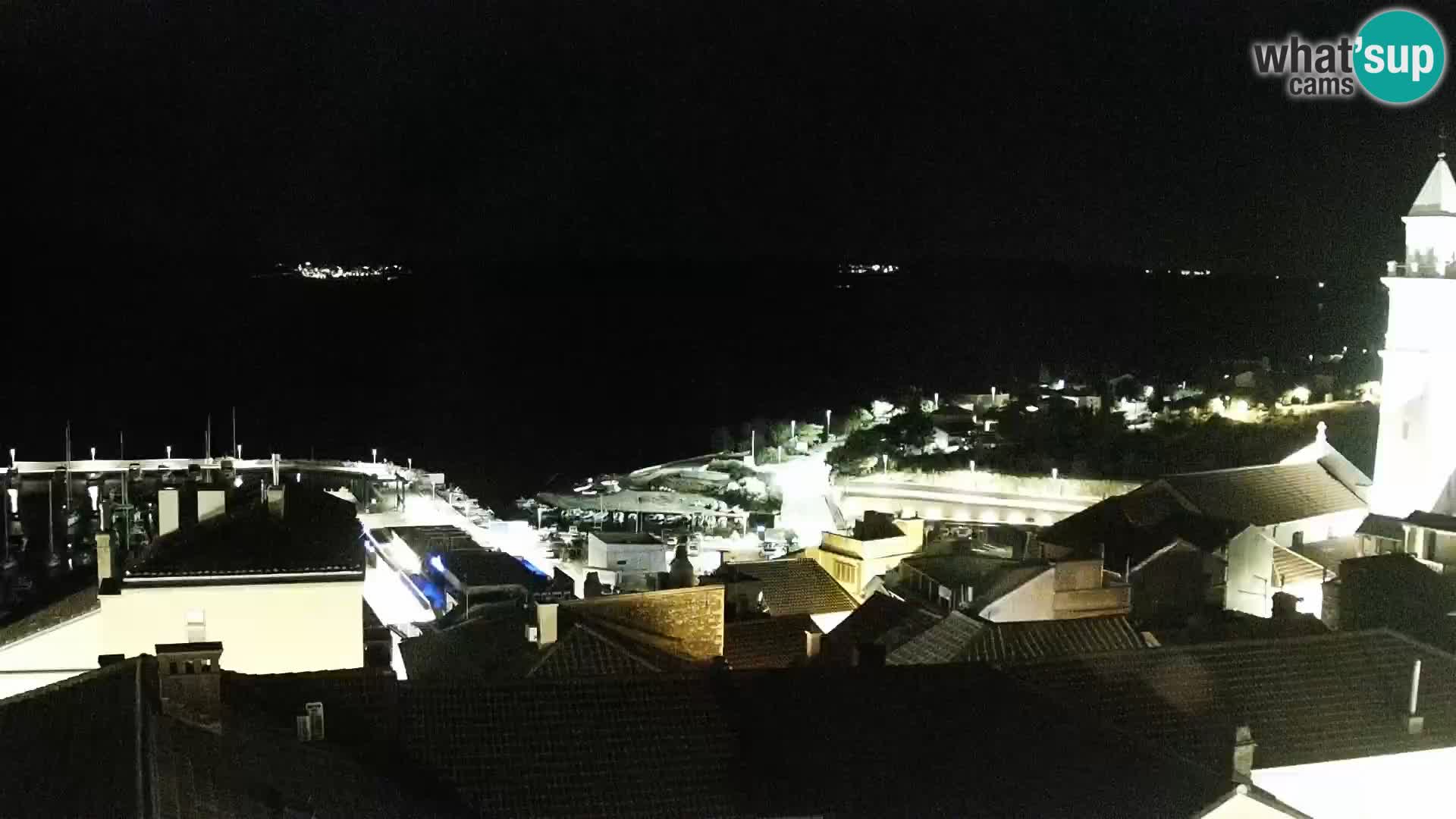 Panorama Novi Vinodolski live cam Dalmatie