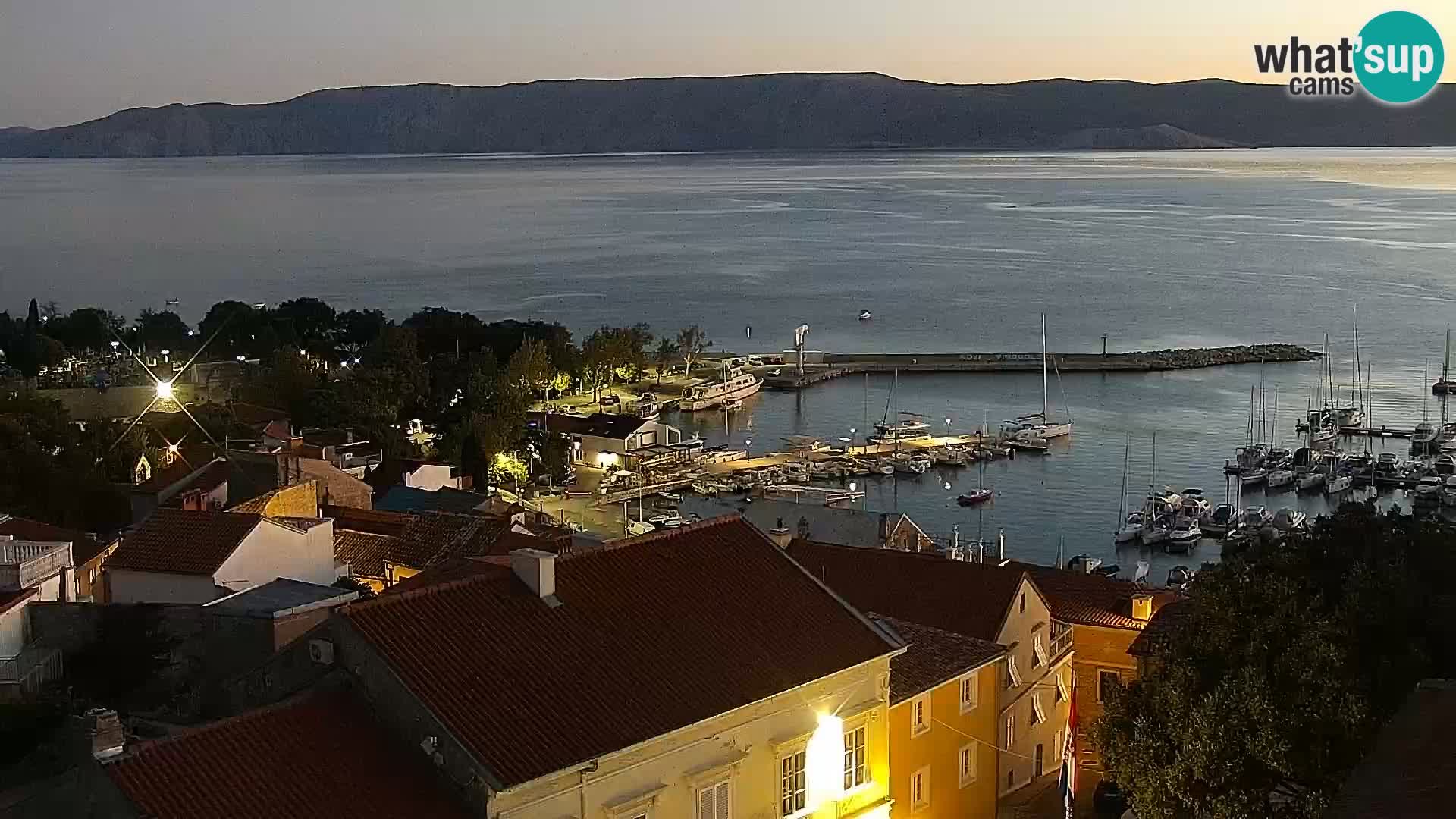 Novi Vinodolski panorama – Dalmacija web kamera