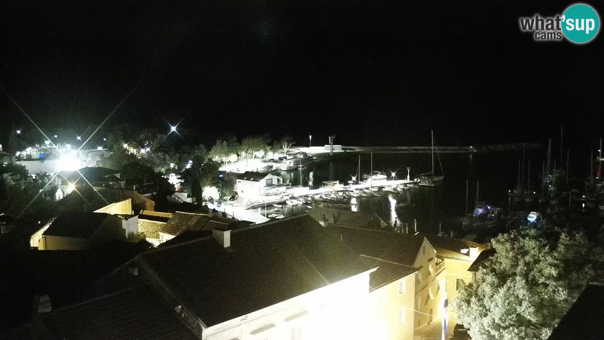 Panorama Novi Vinodolski live cam Dalmatie