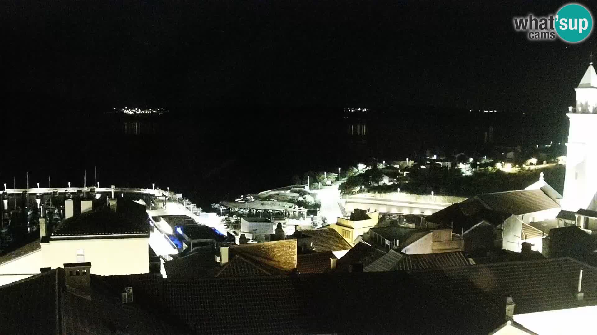 Novi Vinodolski panorama – Dalmacija web kamera