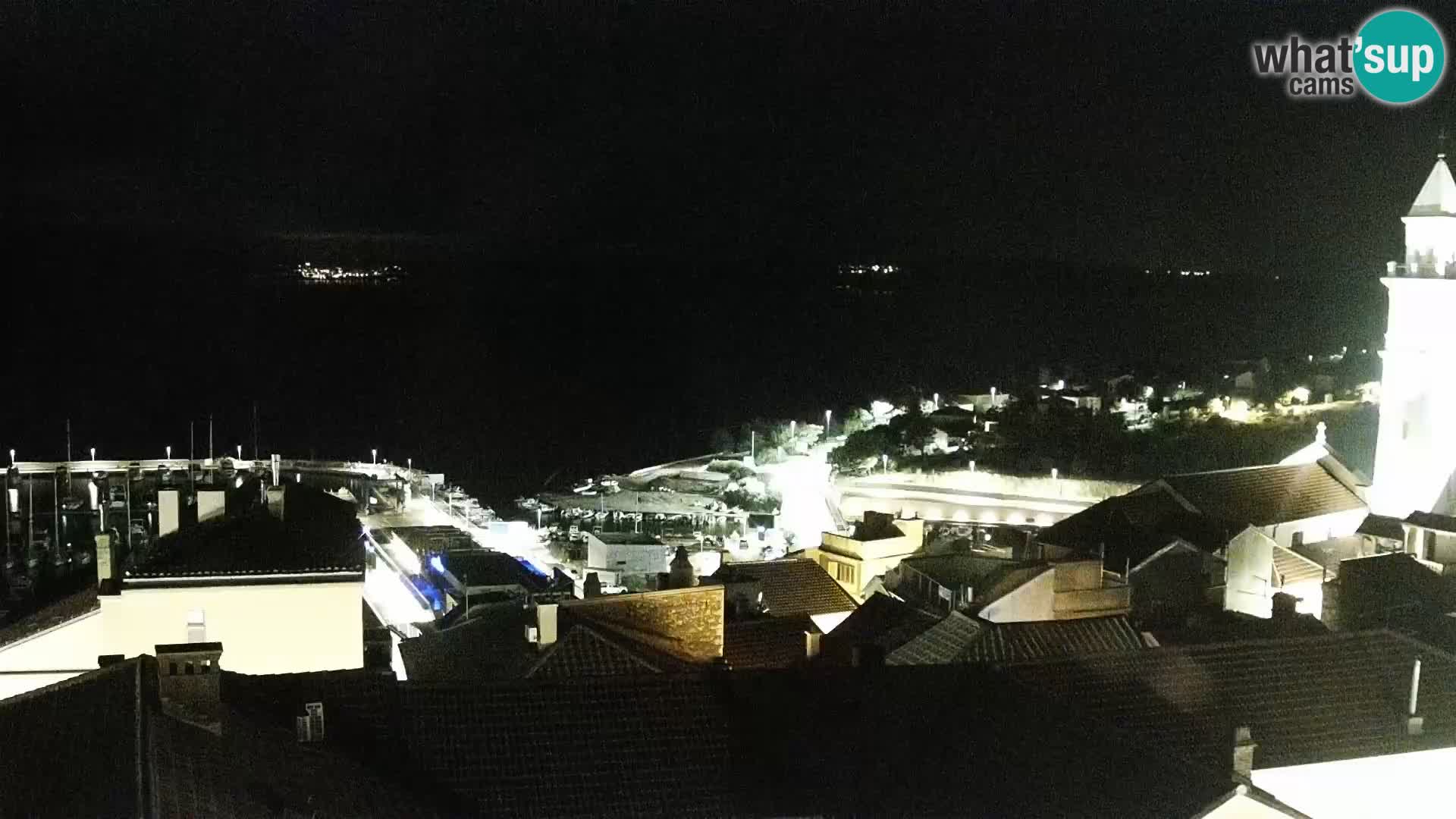 Novi Vinodolski panorama – Dalmacija web kamera