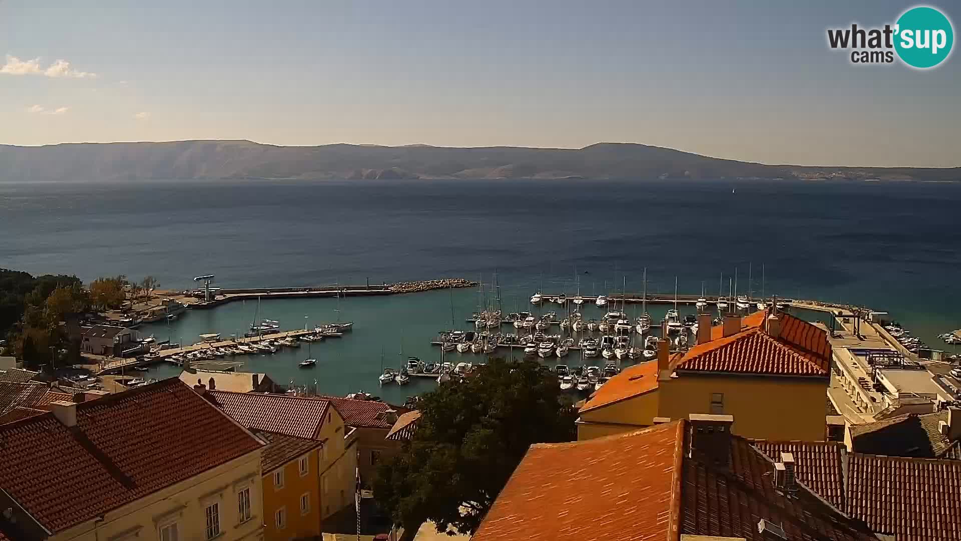 Novi Vinodolski panorama – Dalmacija web kamera