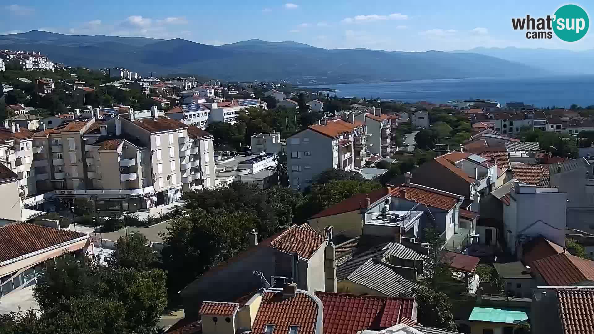 Novi Vinodolski panorama – Dalmacija web kamera