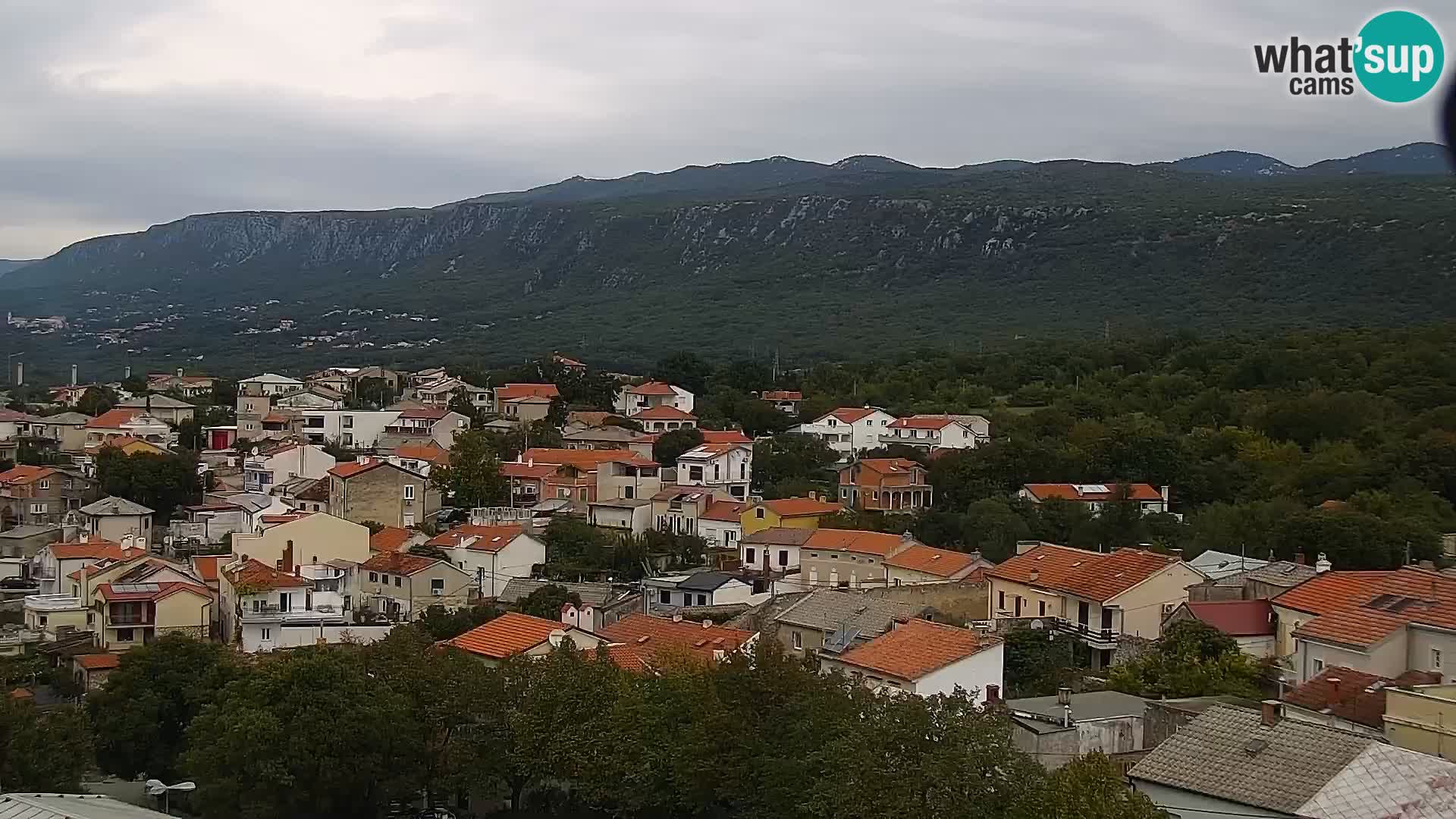 Panorama Novi Vinodolski live cam Dalmatie