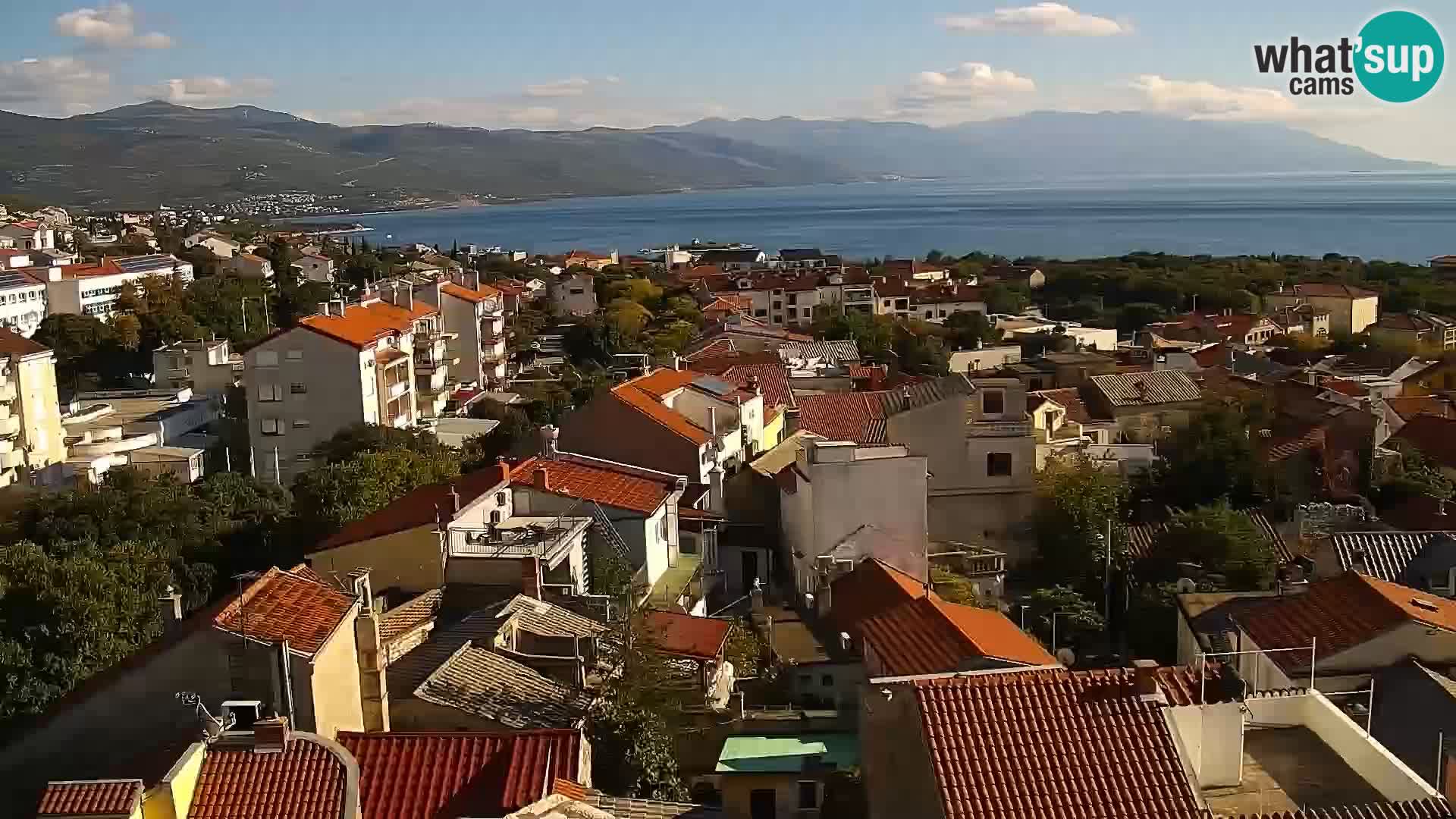 Novi Vinodolski panorama – Dalmacija web kamera