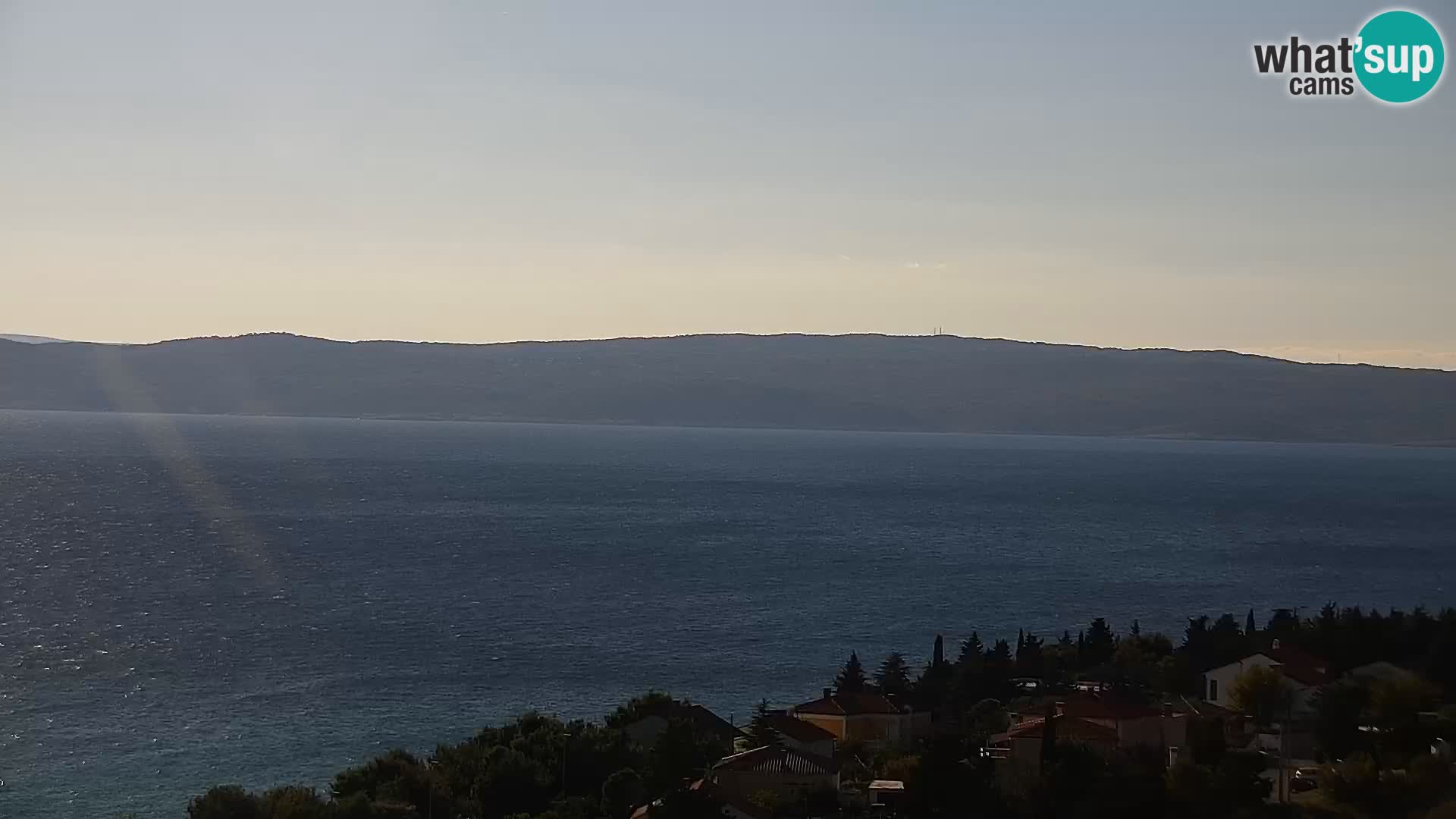 Panorama Novi Vinodolski live cam Dalmatie