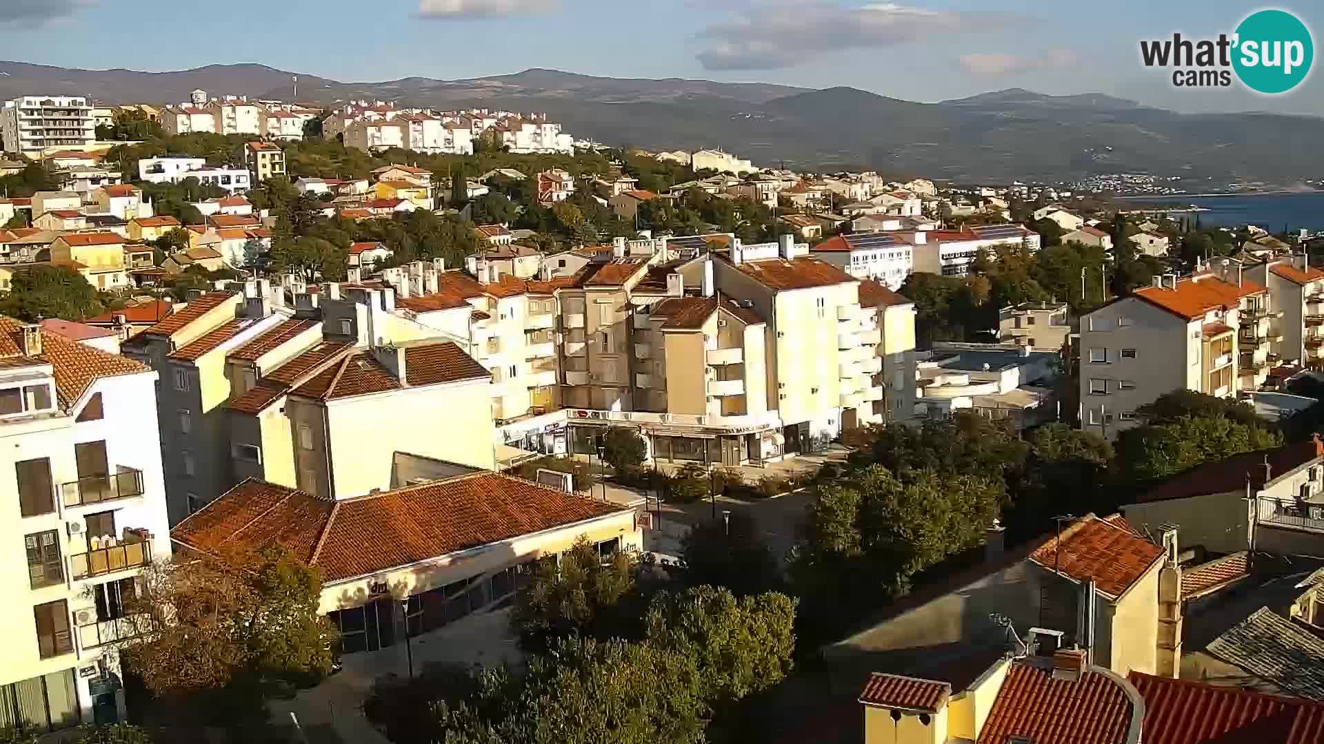 Novi Vinodolski panorama – Dalmacija web kamera