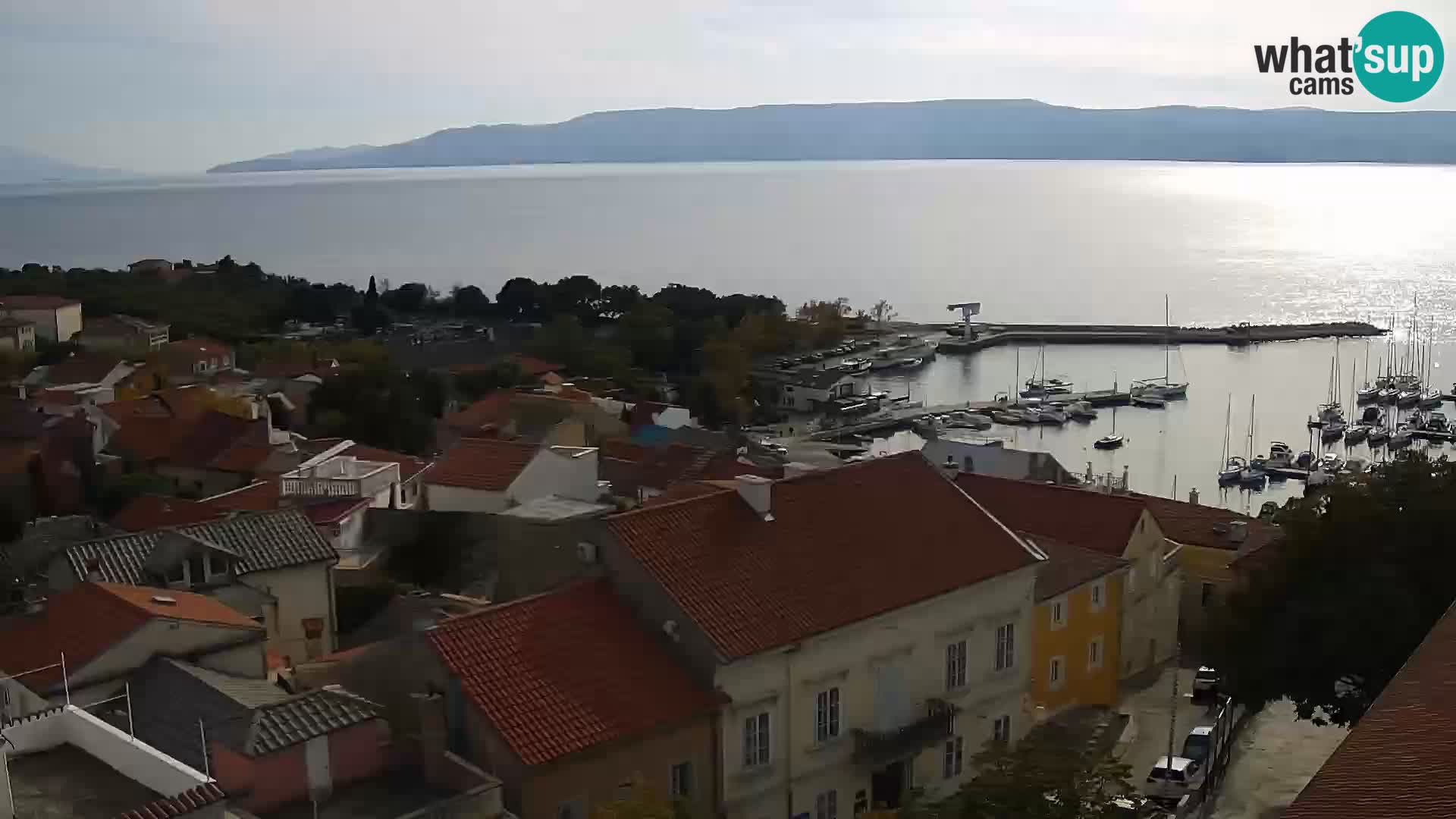 Novi Vinodolski panorama – Dalmacija web kamera