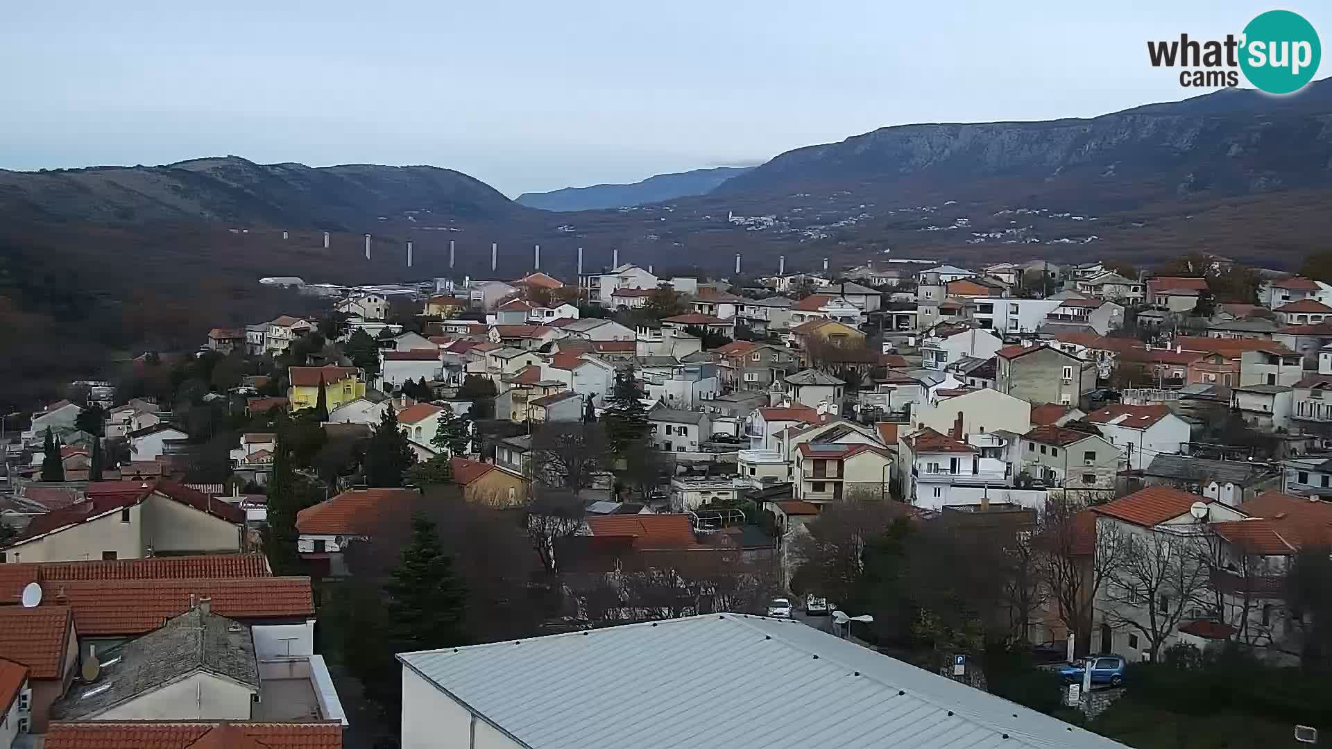 Panoramic Novi Vinodolski livecam Dalmatien