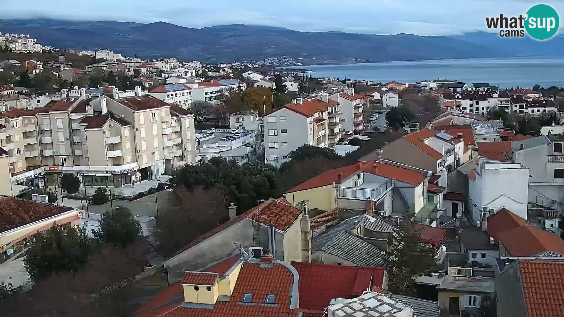 Novi Vinodolski panorama – Dalmacija web kamera