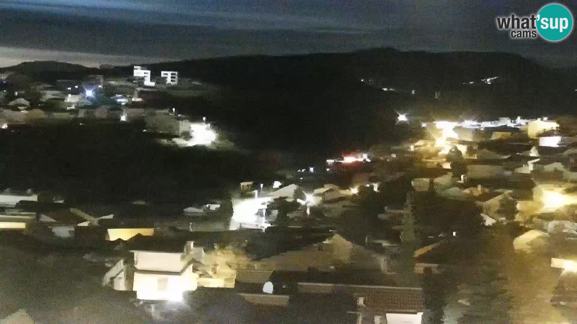 Panorama Novi Vinodolski live cam Dalmatie