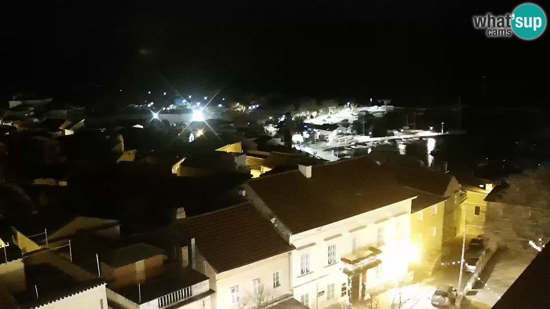 Novi Vinodolski panorama – Dalmacija web kamera