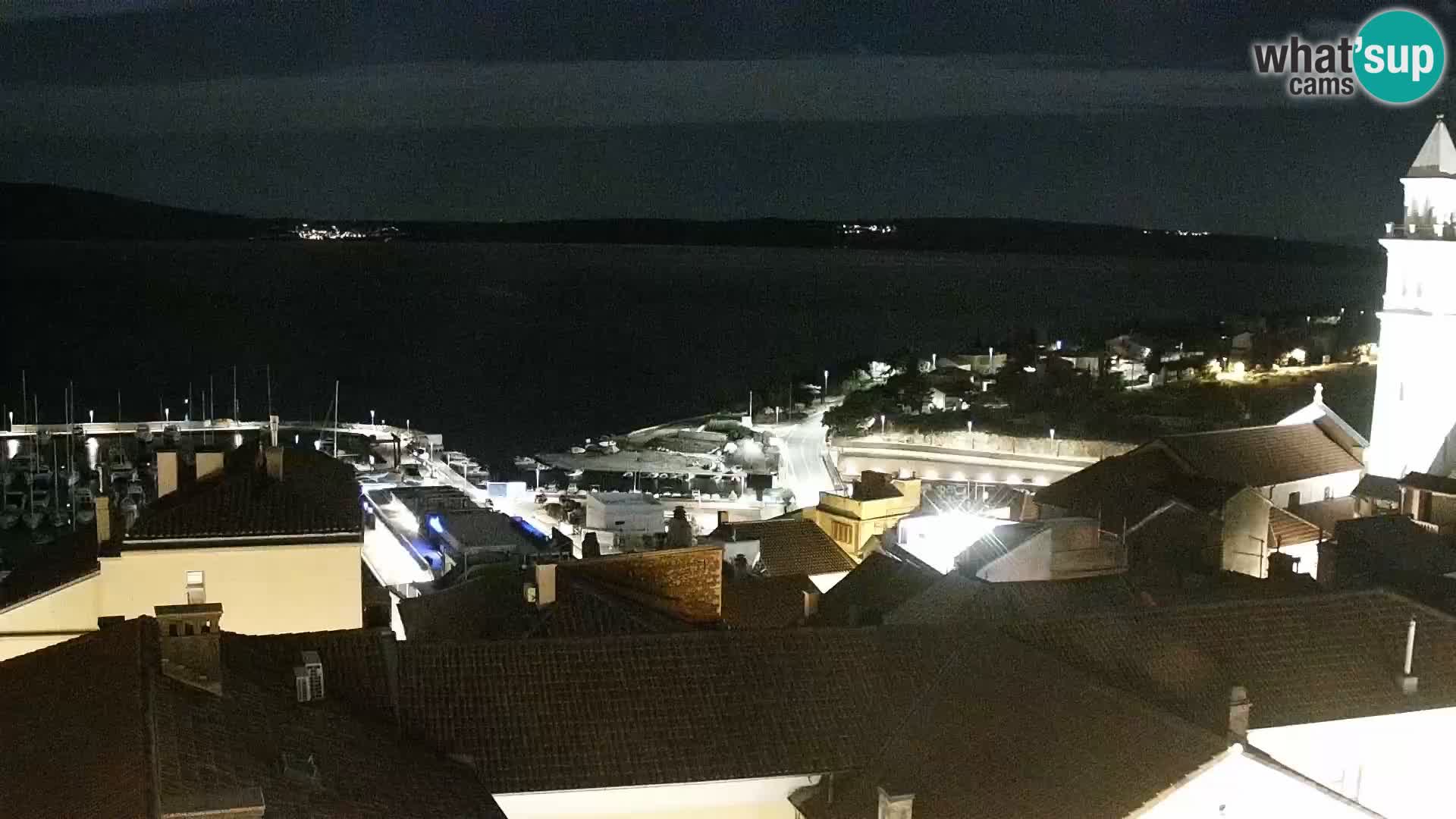 Novi Vinodolski panorama – Dalmacija web kamera