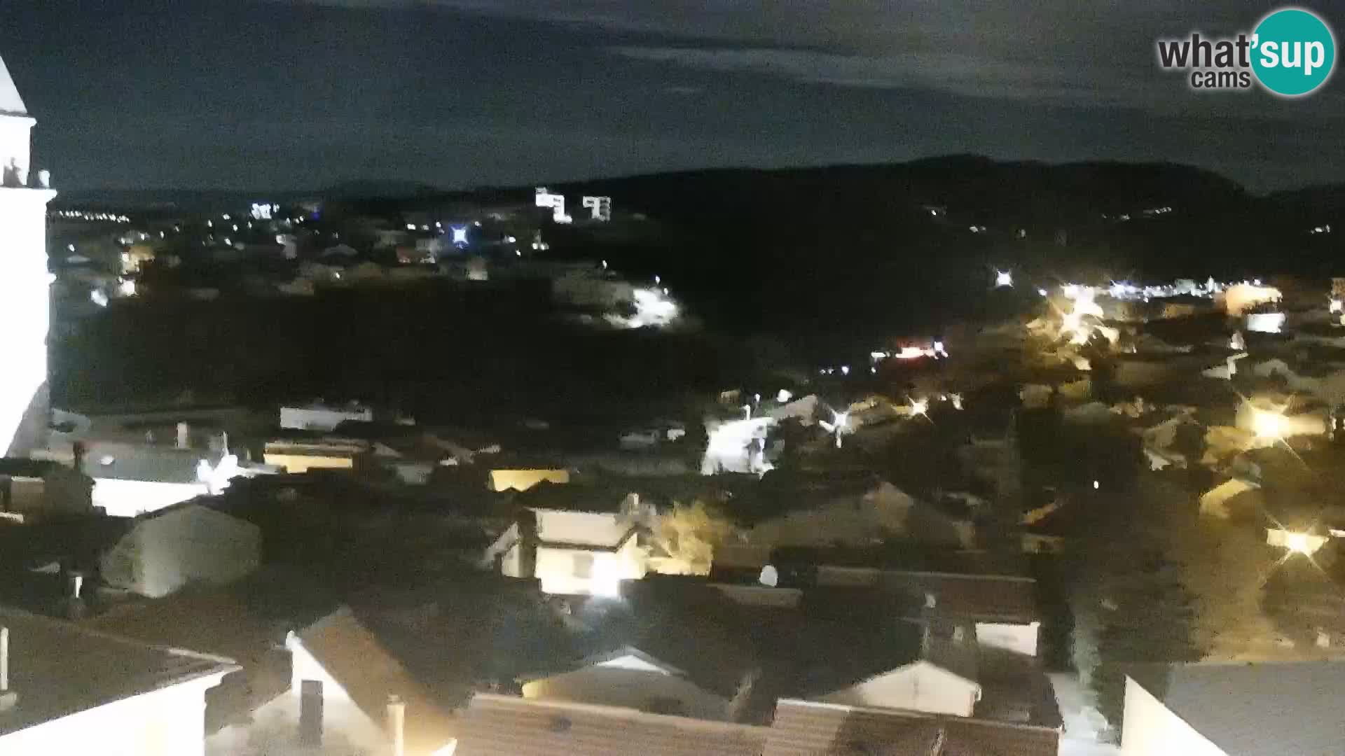Panorama Novi Vinodolski live cam Dalmatie