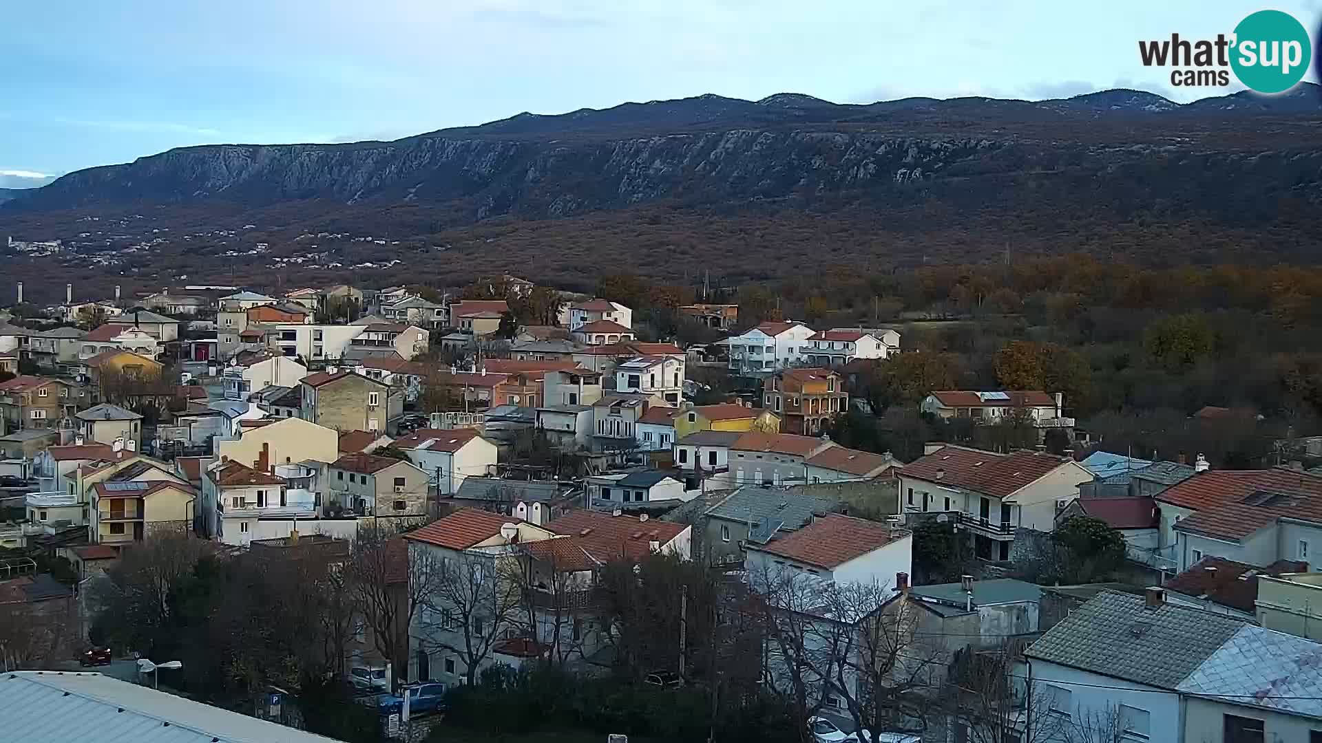 Panorama Novi Vinodolski live cam Dalmatie