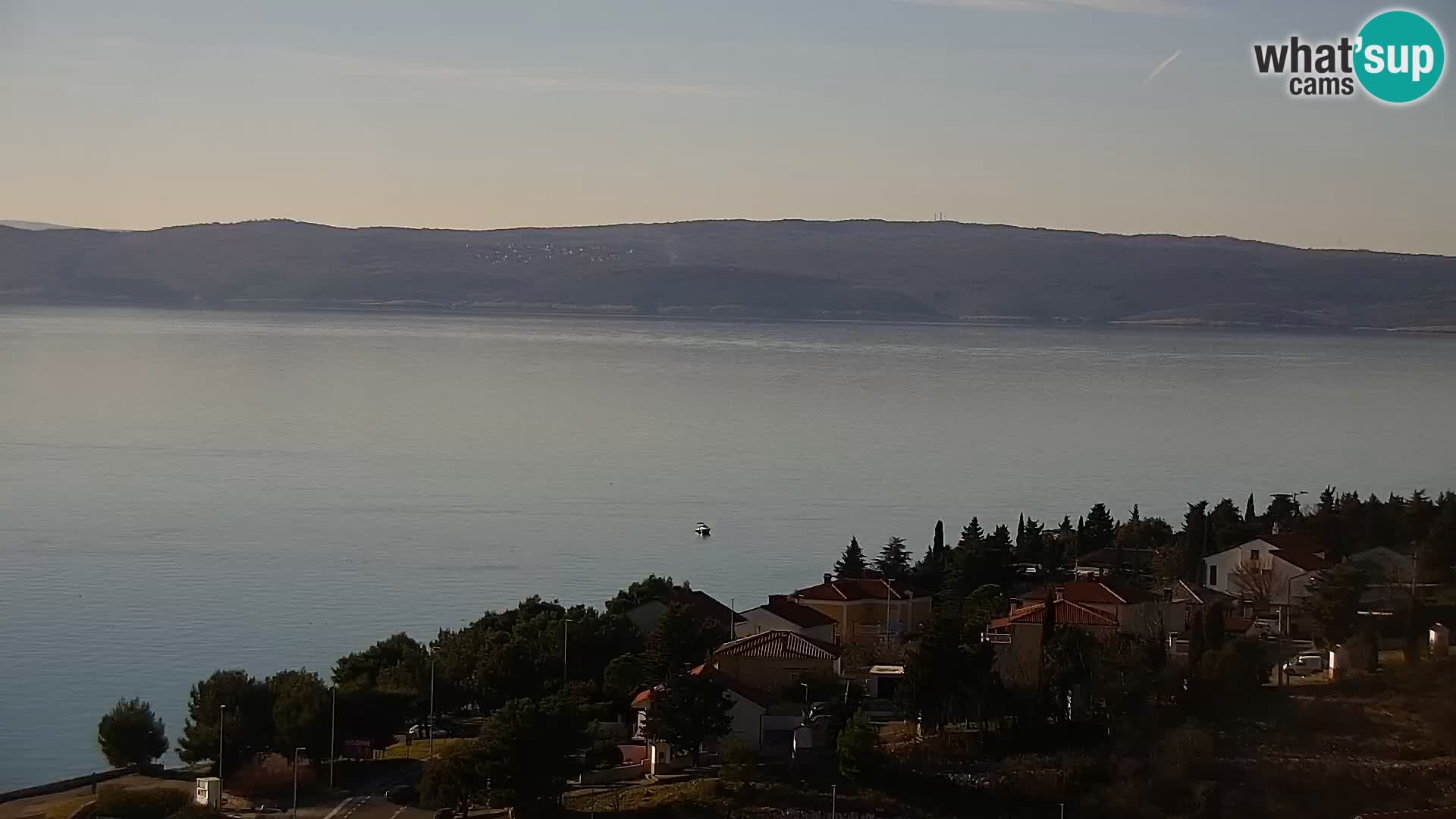 Panorama Novi Vinodolski live cam Dalmatie