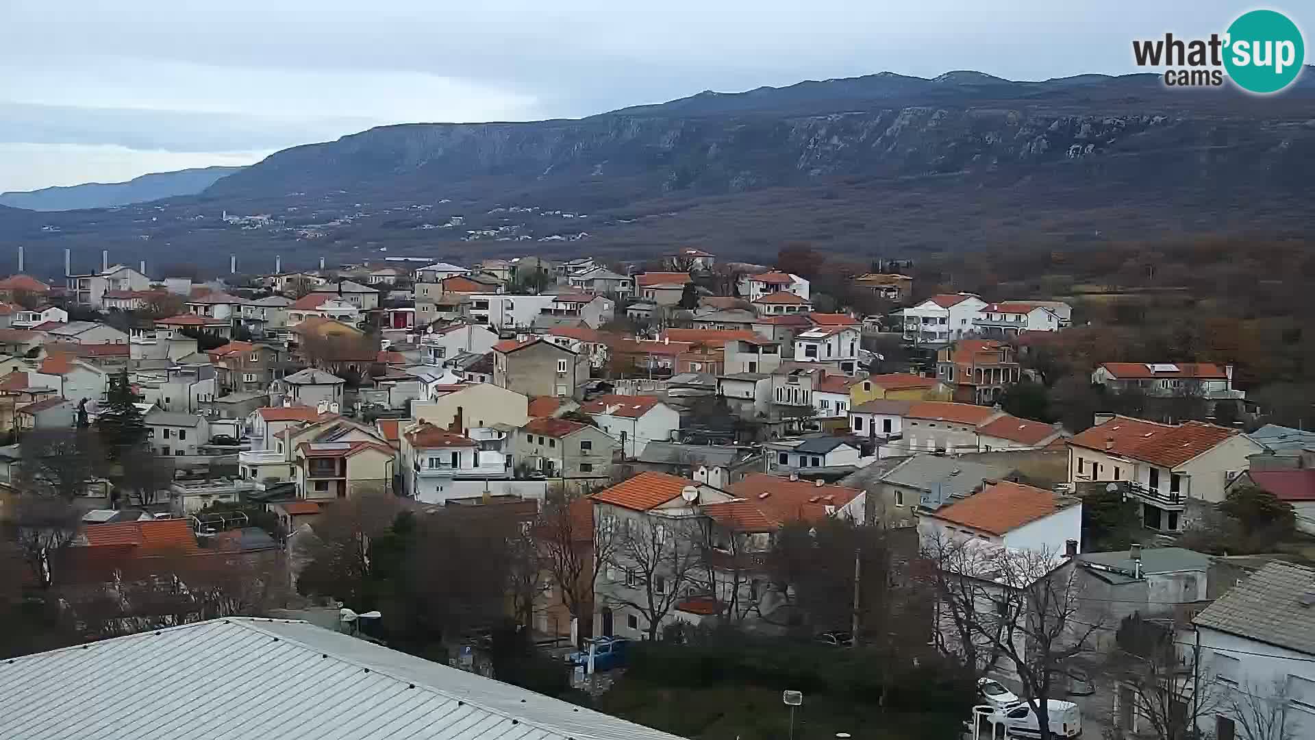 Panorama Novi Vinodolski live cam Dalmatie