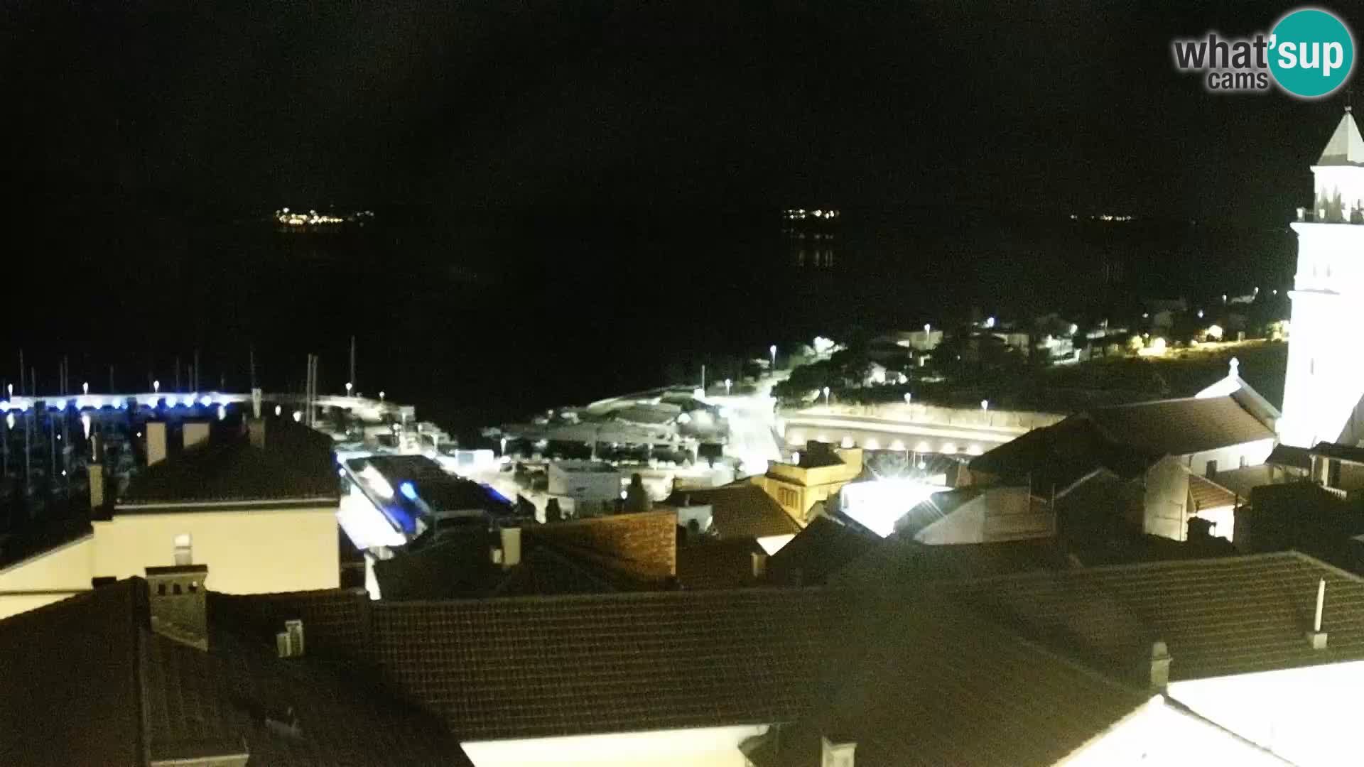 Panoramic Novi Vinodolski livecam Dalmatien