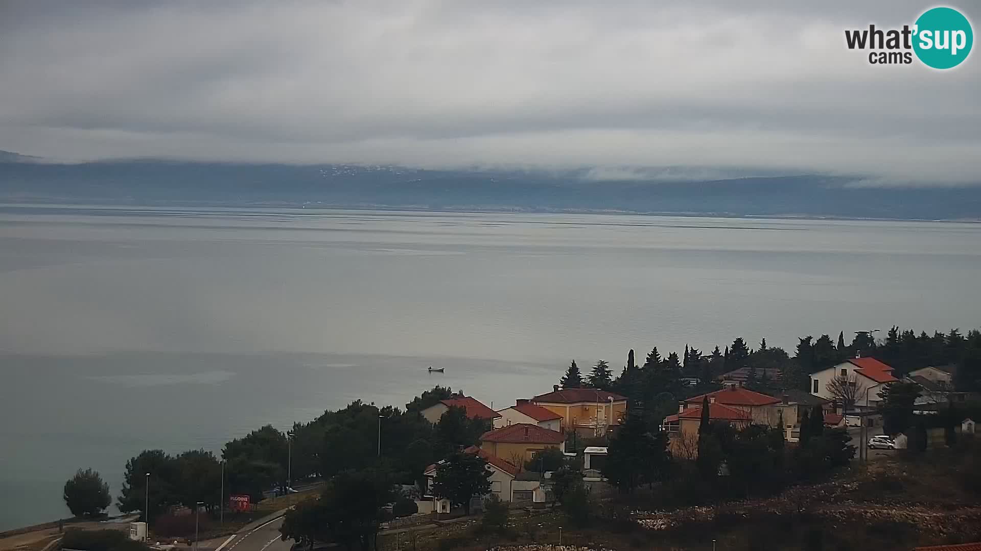 Panorama Novi Vinodolski live cam Dalmatie