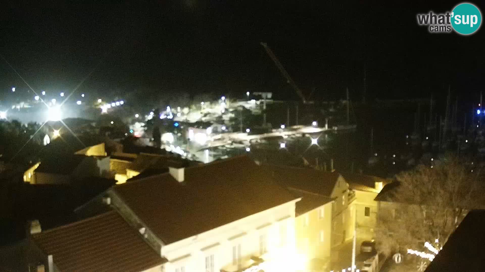 Panorama Novi Vinodolski live cam Dalmatie
