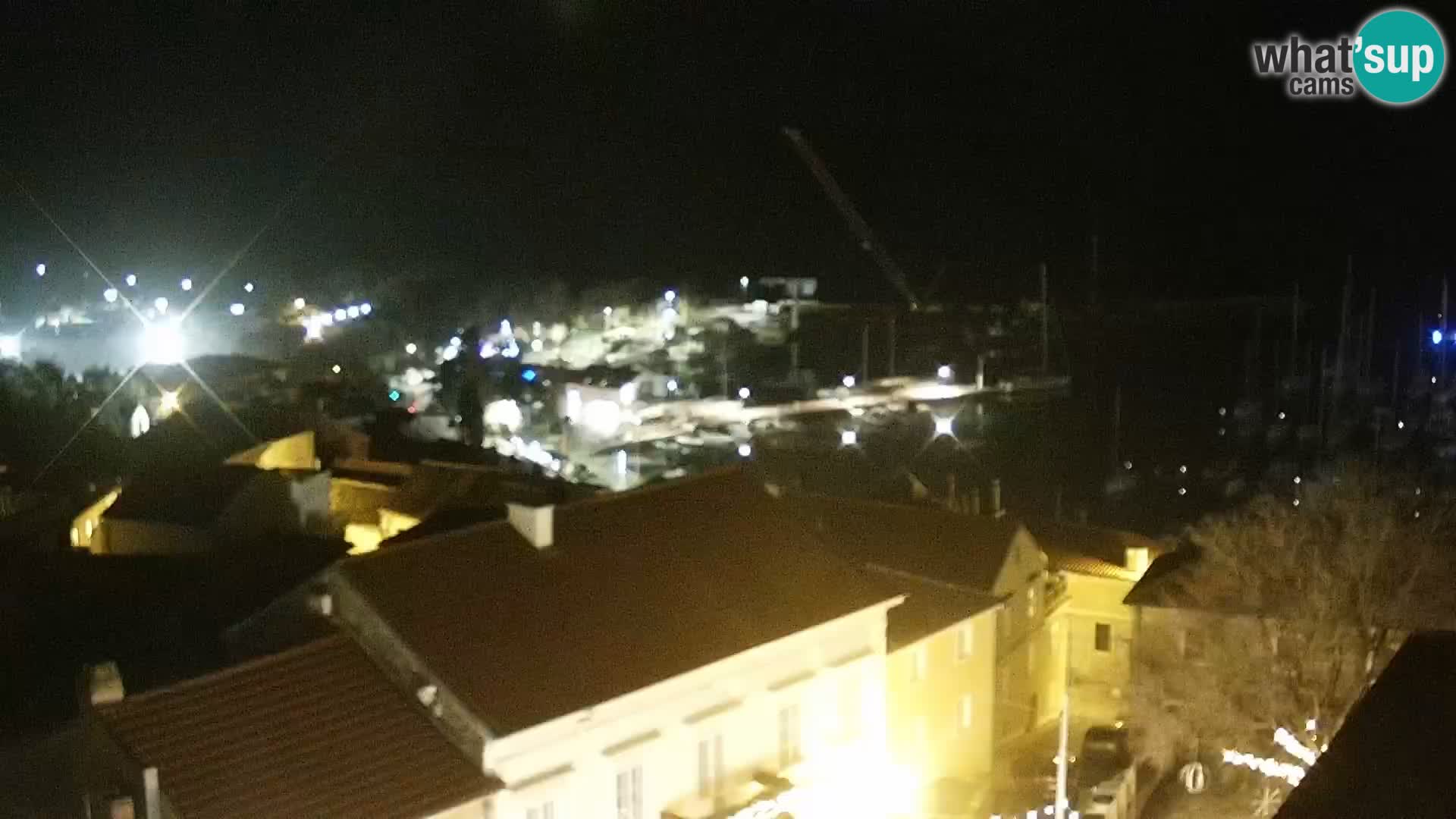 Panorama Novi Vinodolski live cam Dalmatie