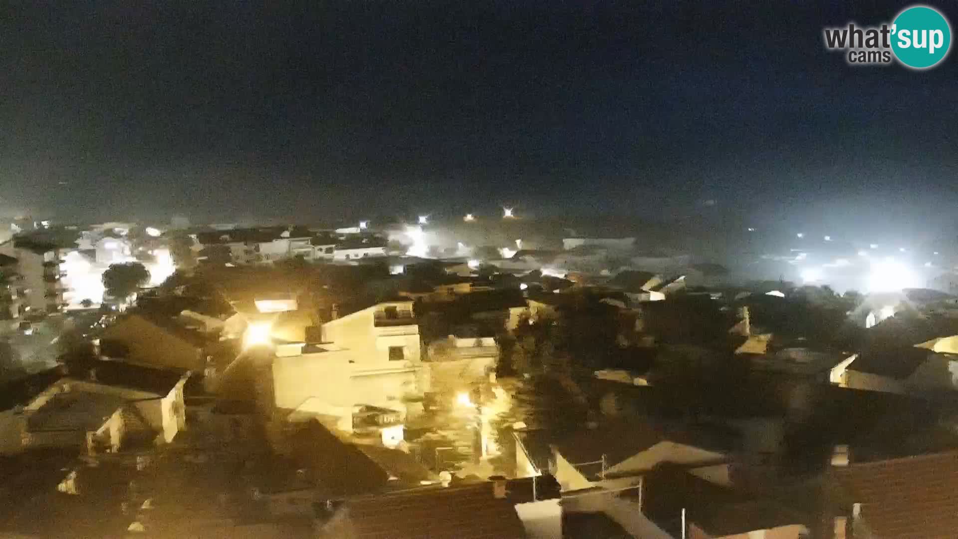 Novi Vinodolski panorama – Dalmacija web kamera