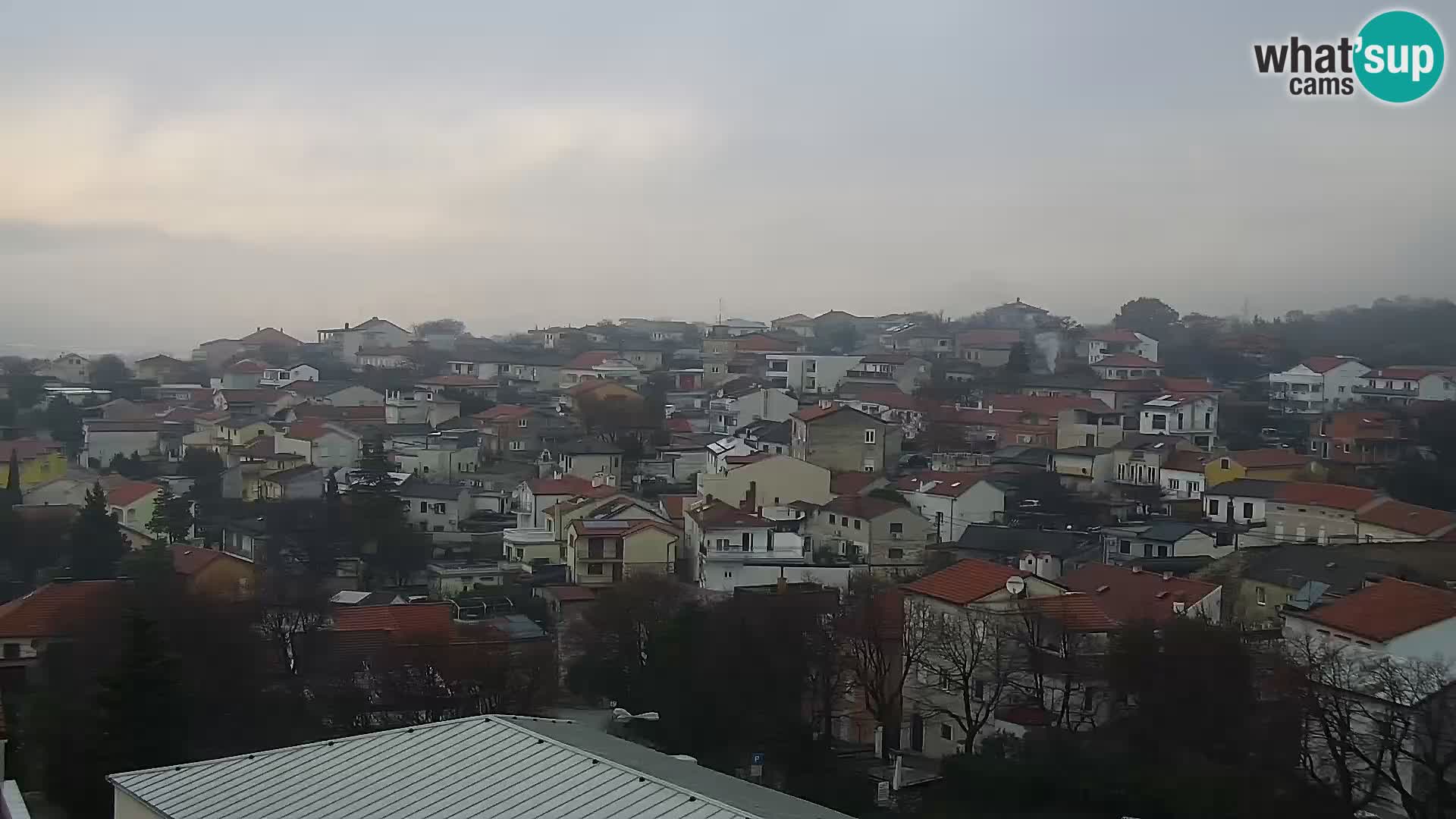 Panorama Novi Vinodolski live cam Dalmatie