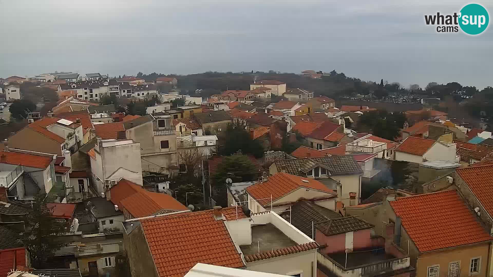 Novi Vinodolski panorama – Dalmacija web kamera