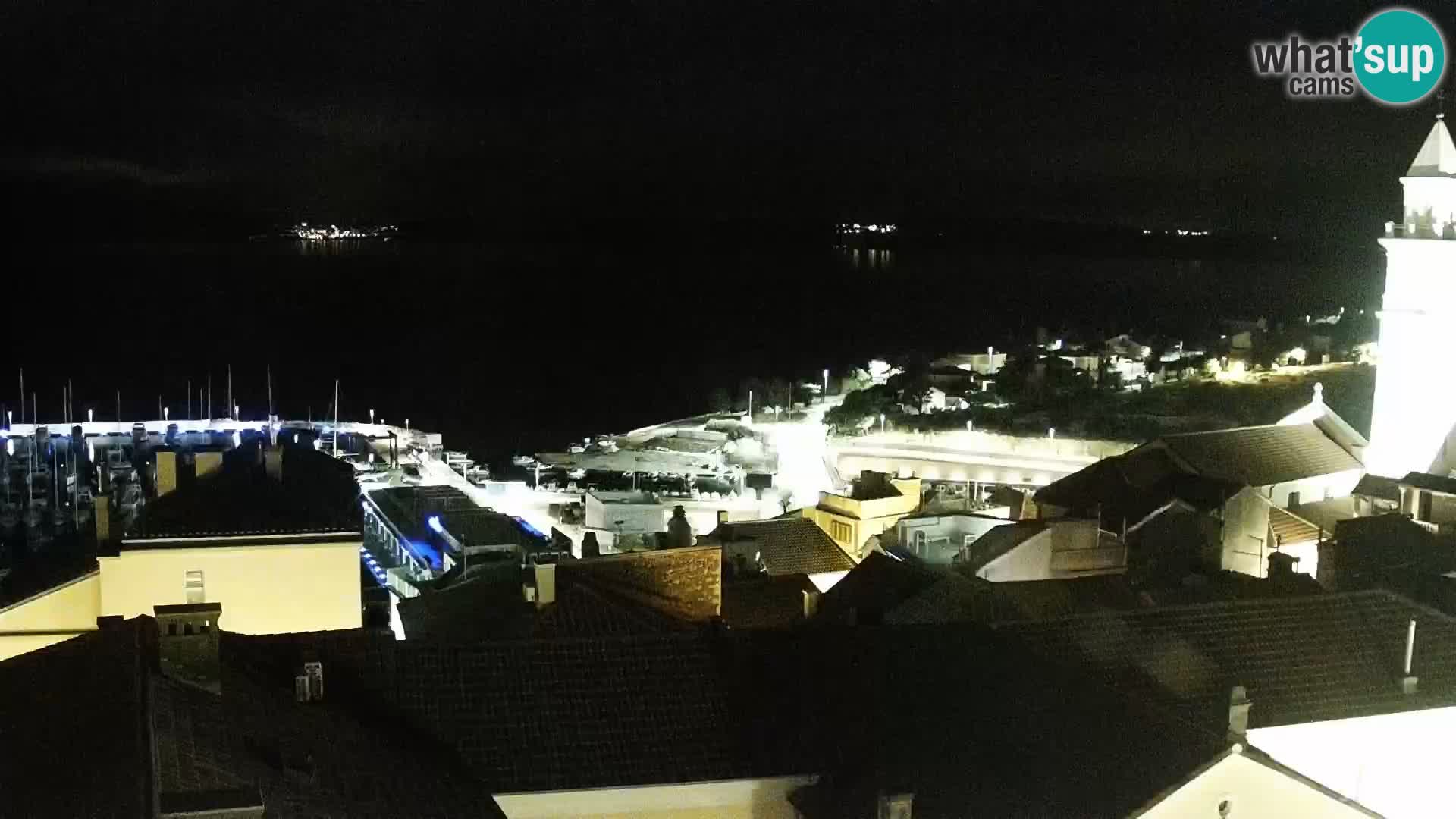 Panoramic Novi Vinodolski livecam Dalmatien