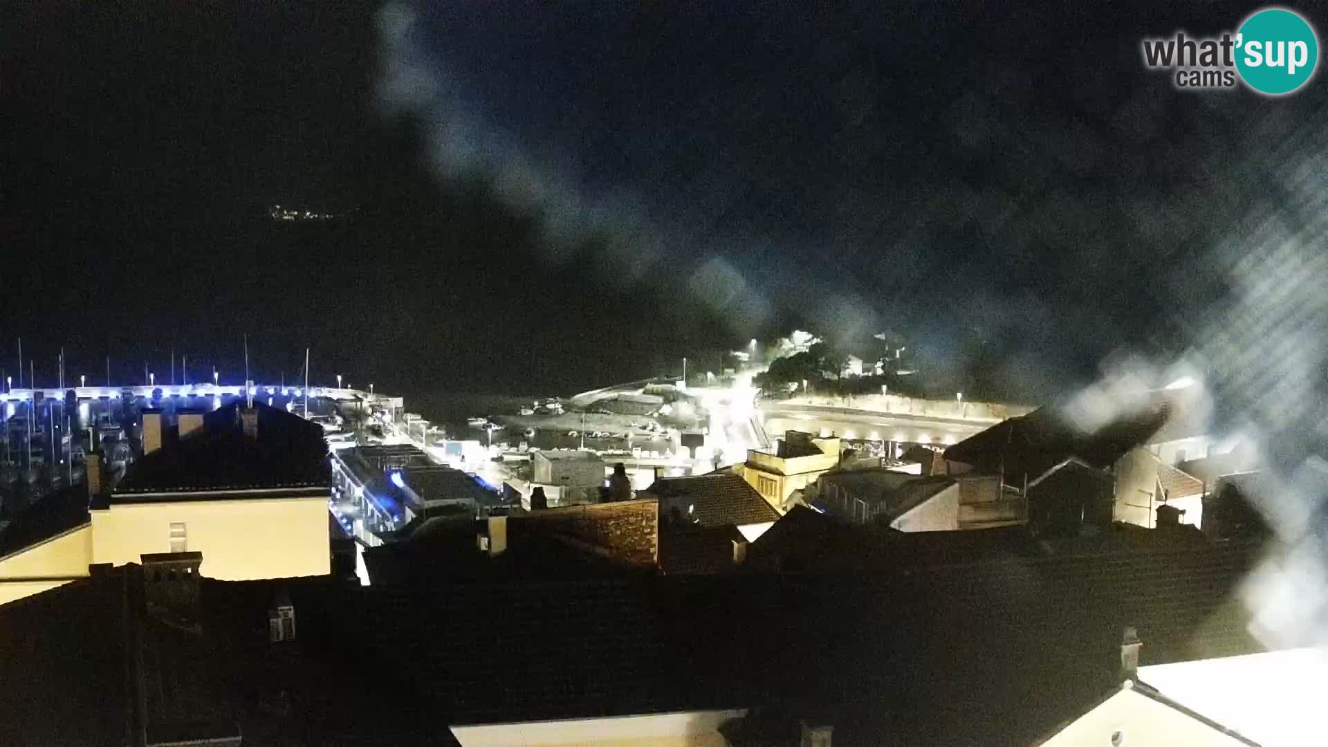 Panoramic Novi Vinodolski livecam Dalmatien