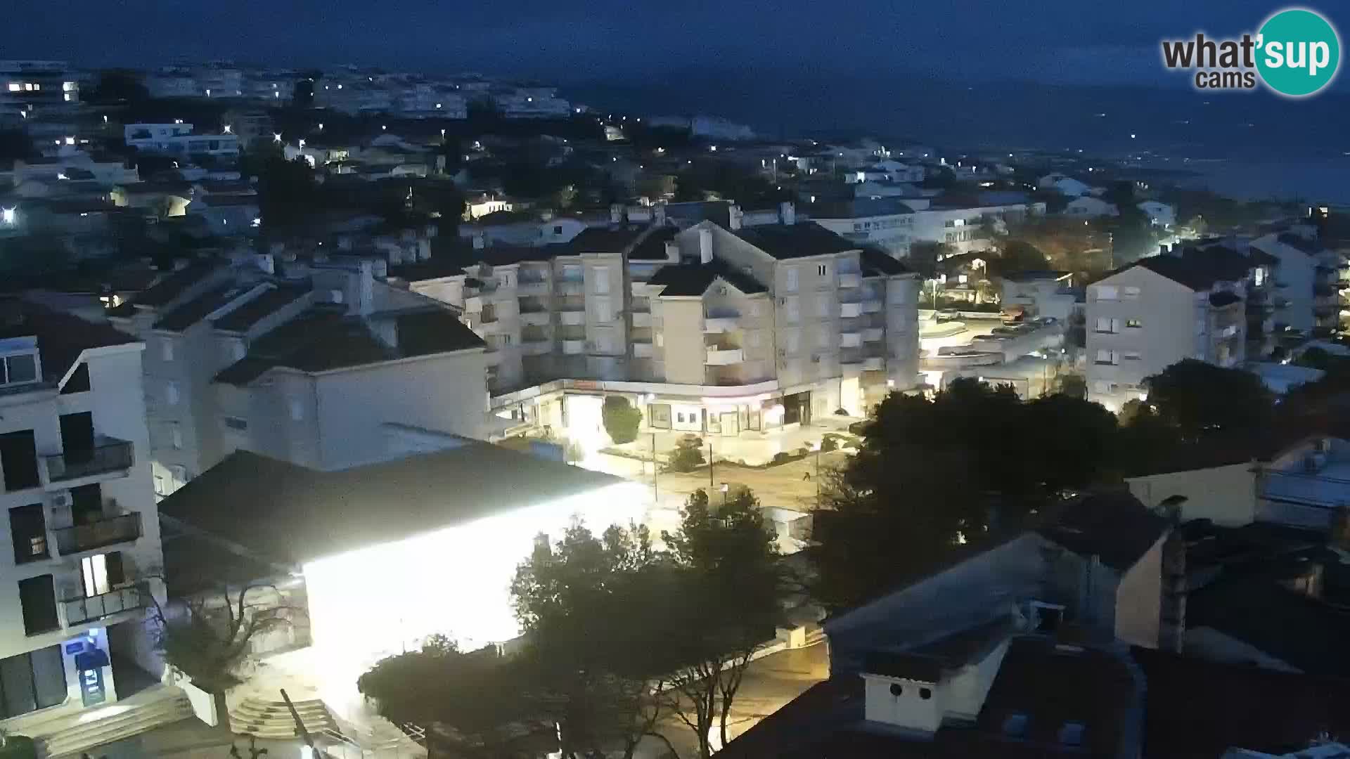 Panoramic Novi Vinodolski livecam Dalmatien