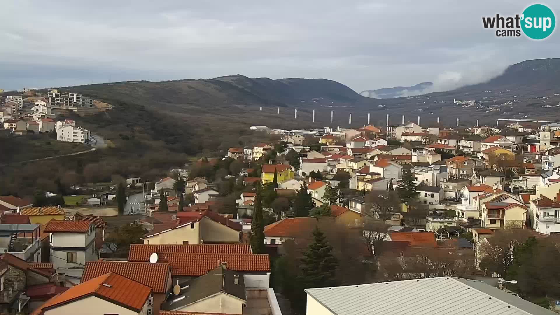 Panoramic Novi Vinodolski livecam Dalmatien