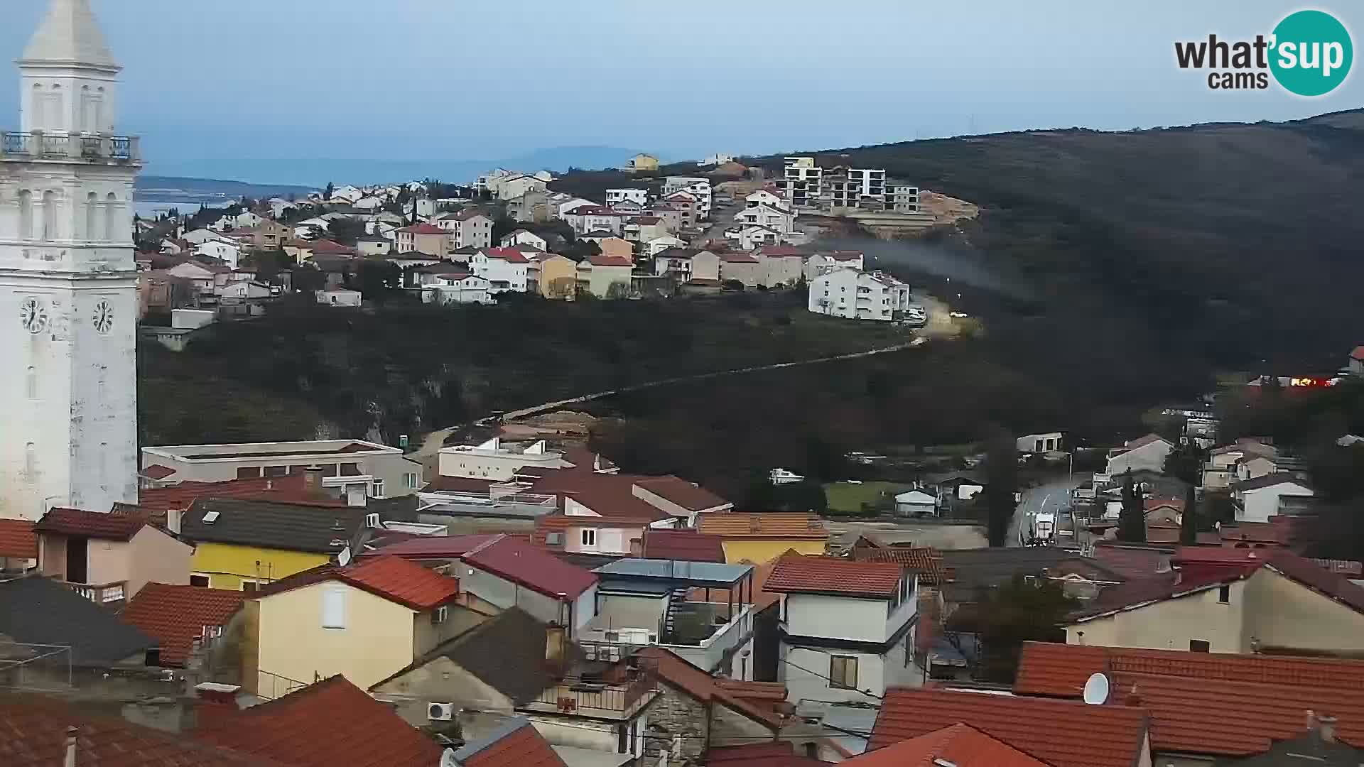Panorama Novi Vinodolski live cam Dalmatie