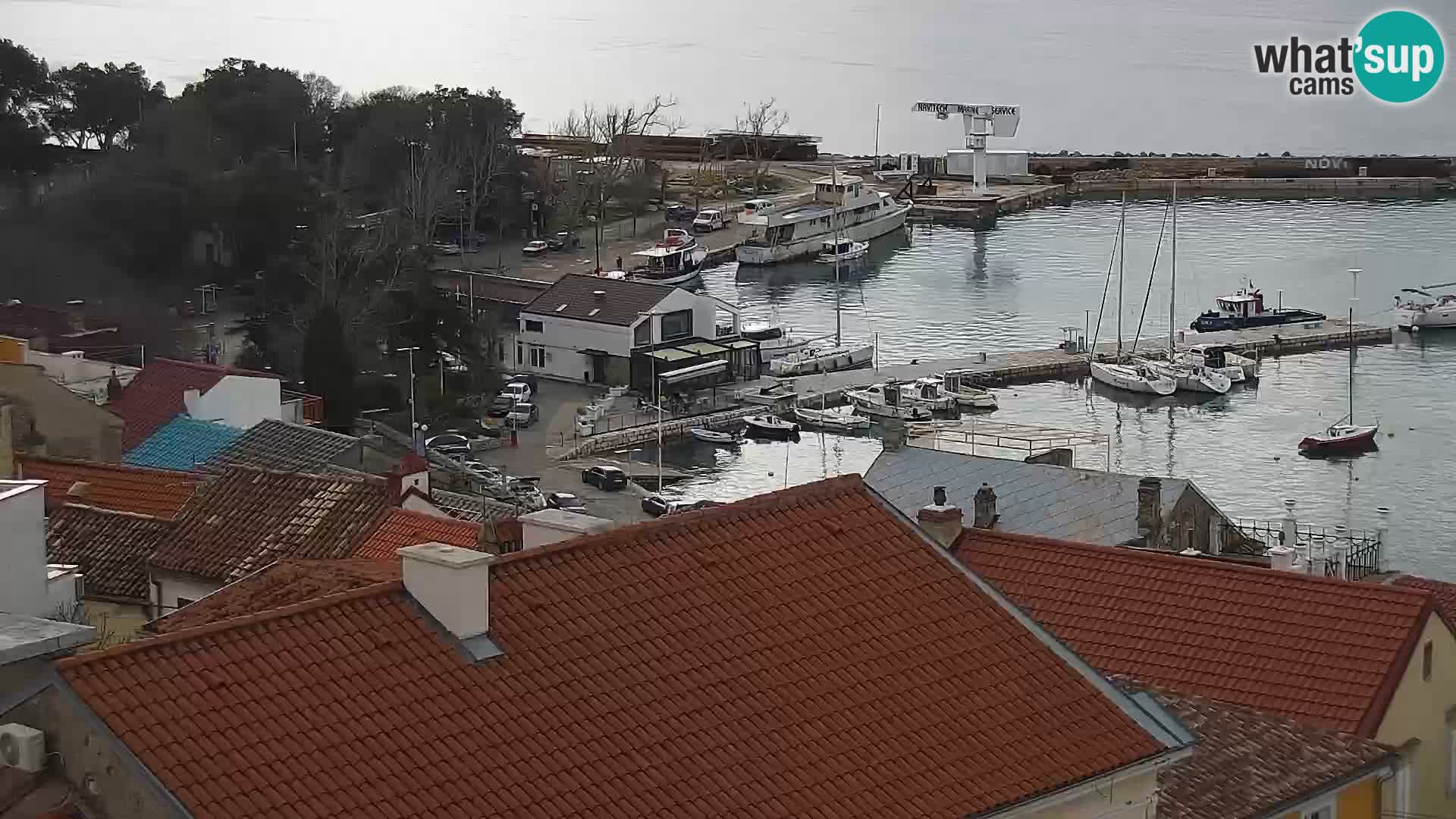 Novi Vinodolski panorama – Dalmacija web kamera