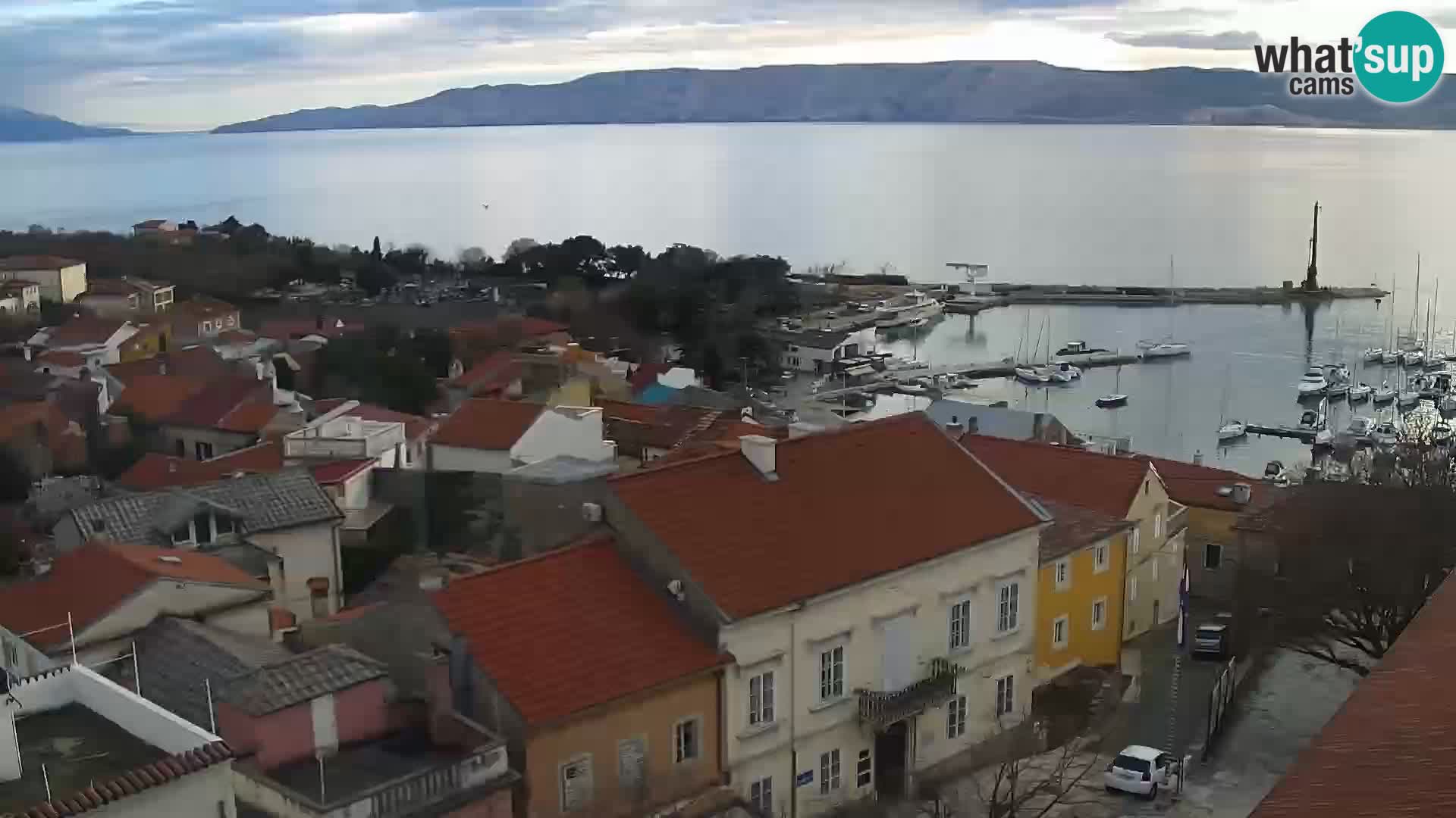Novi Vinodolski panorama – Dalmacija web kamera