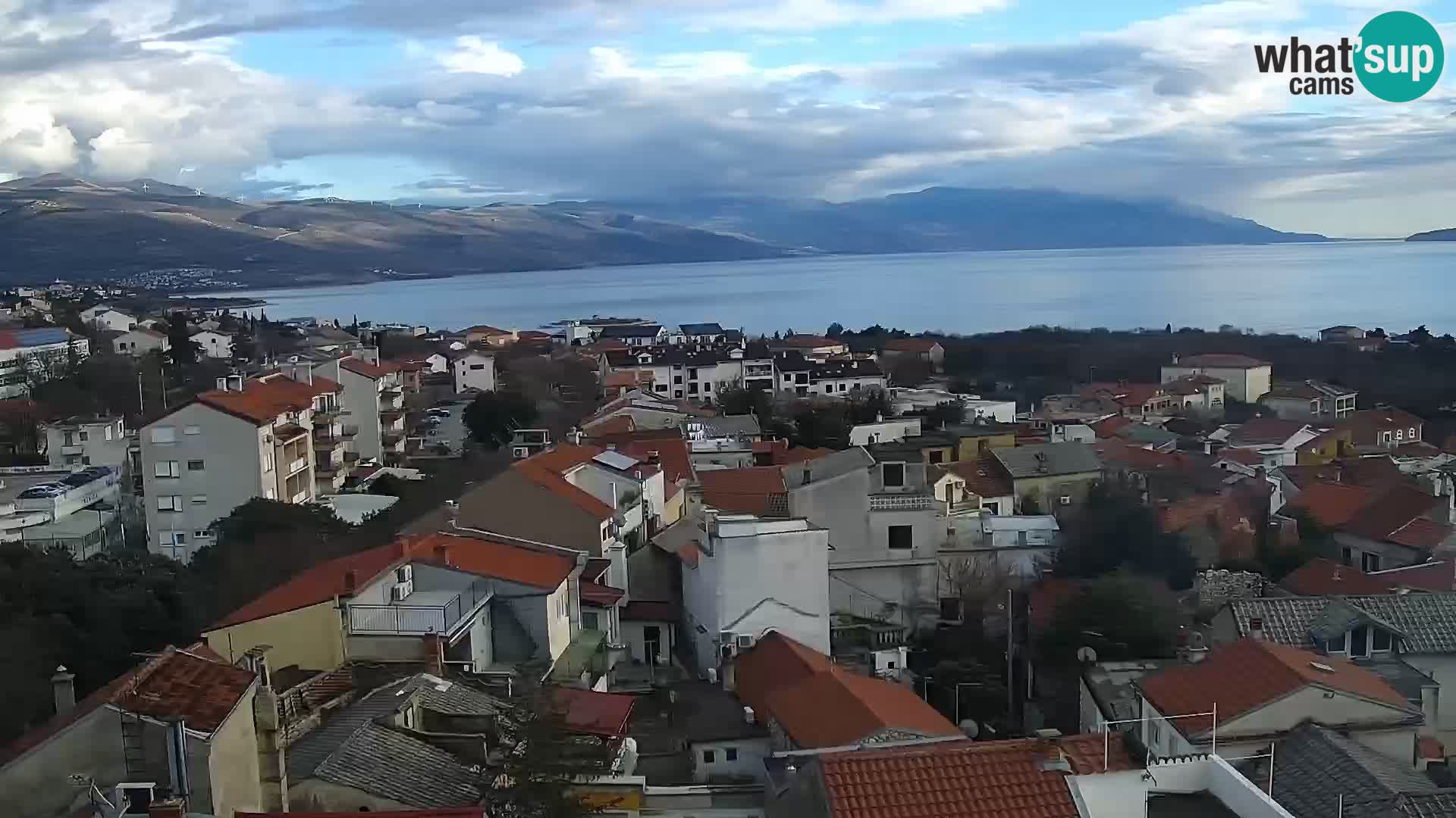 Novi Vinodolski panorama – Dalmacija web kamera
