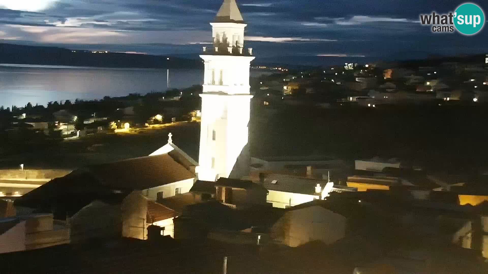 Novi Vinodolski panorama – Dalmacija web kamera