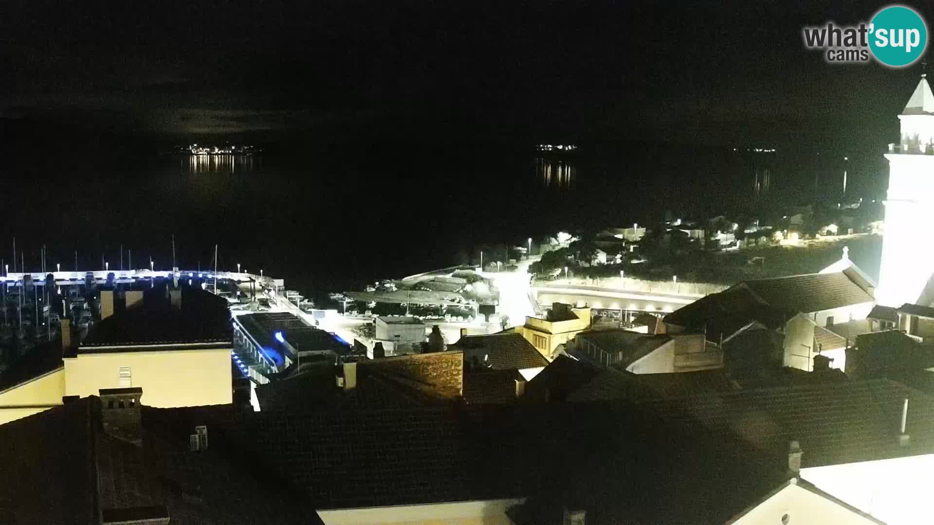 Novi Vinodolski panorama – Dalmacija web kamera