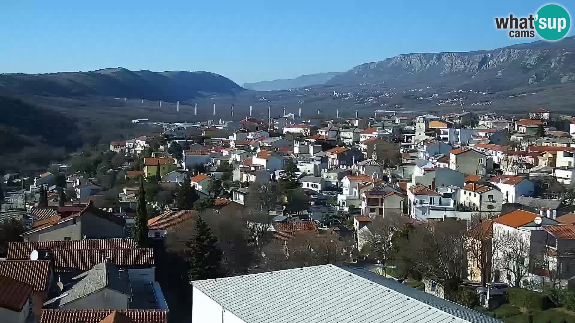 Panorama Novi Vinodolski live cam Dalmatie