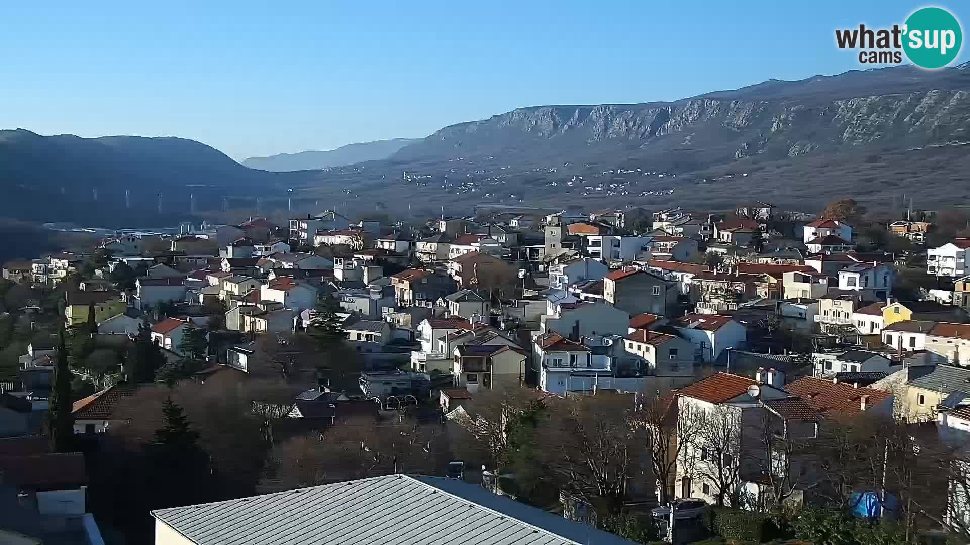 Novi Vinodolski panorama – Dalmacija web kamera