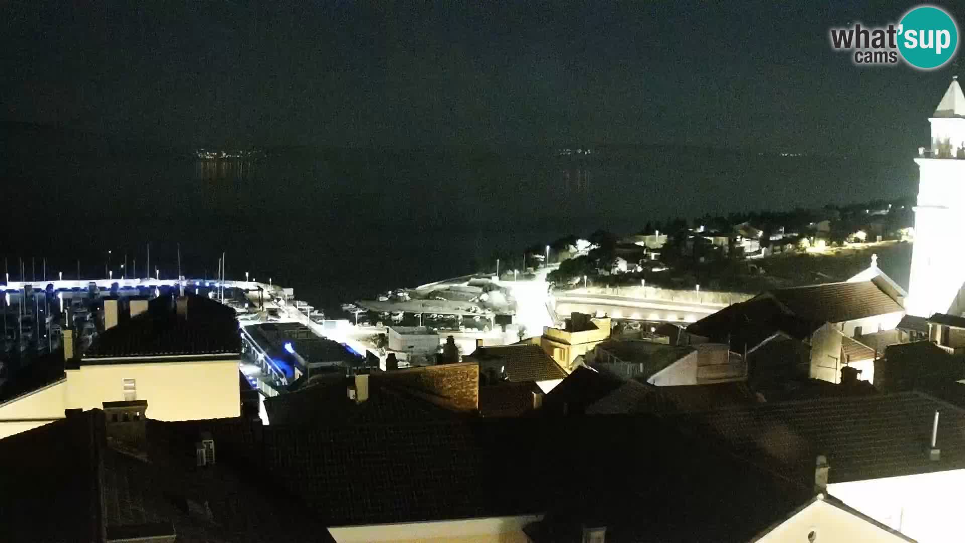 Novi Vinodolski panorama – Dalmacija web kamera