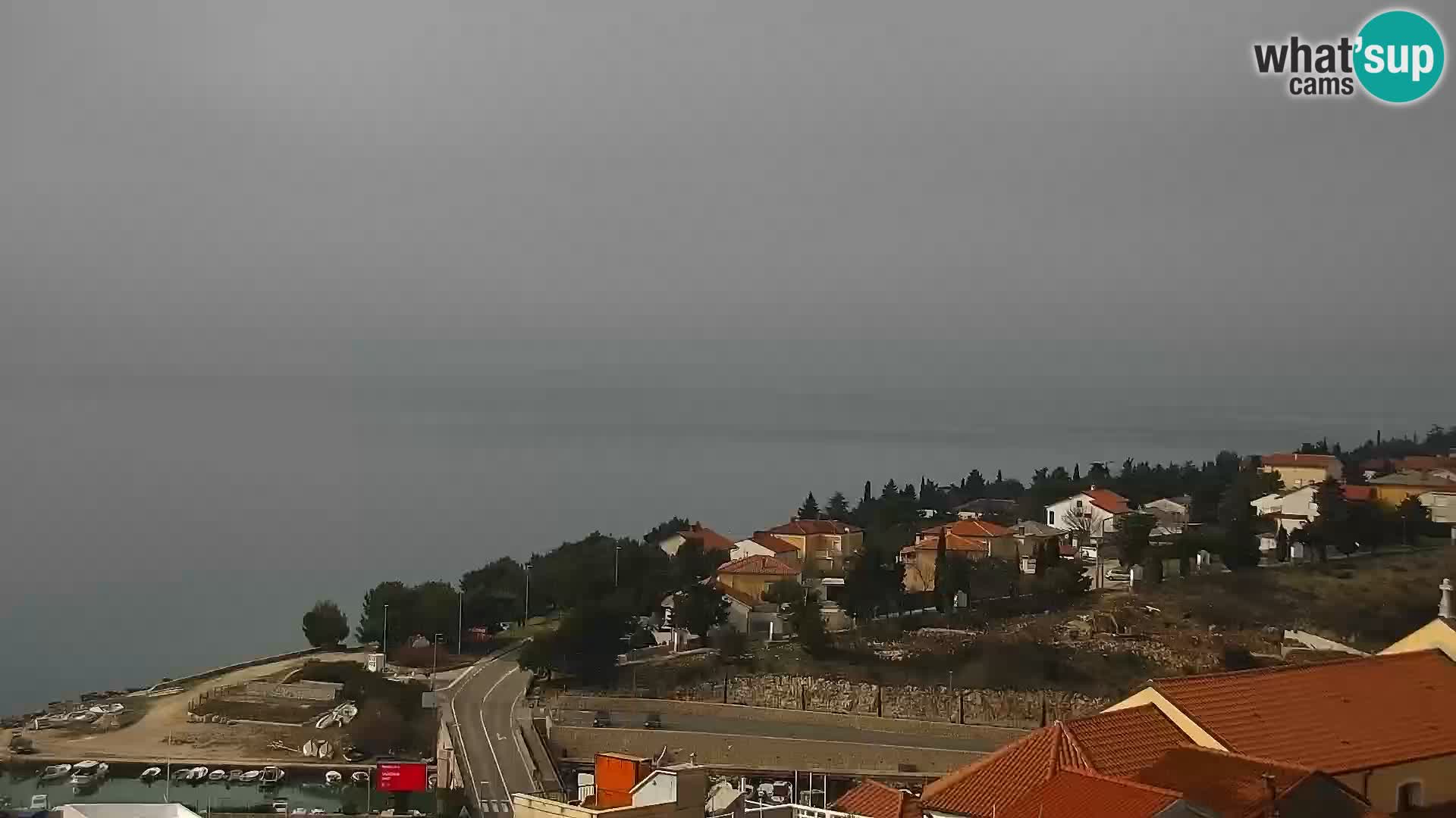 Panoramic Novi Vinodolski livecam Dalmatien