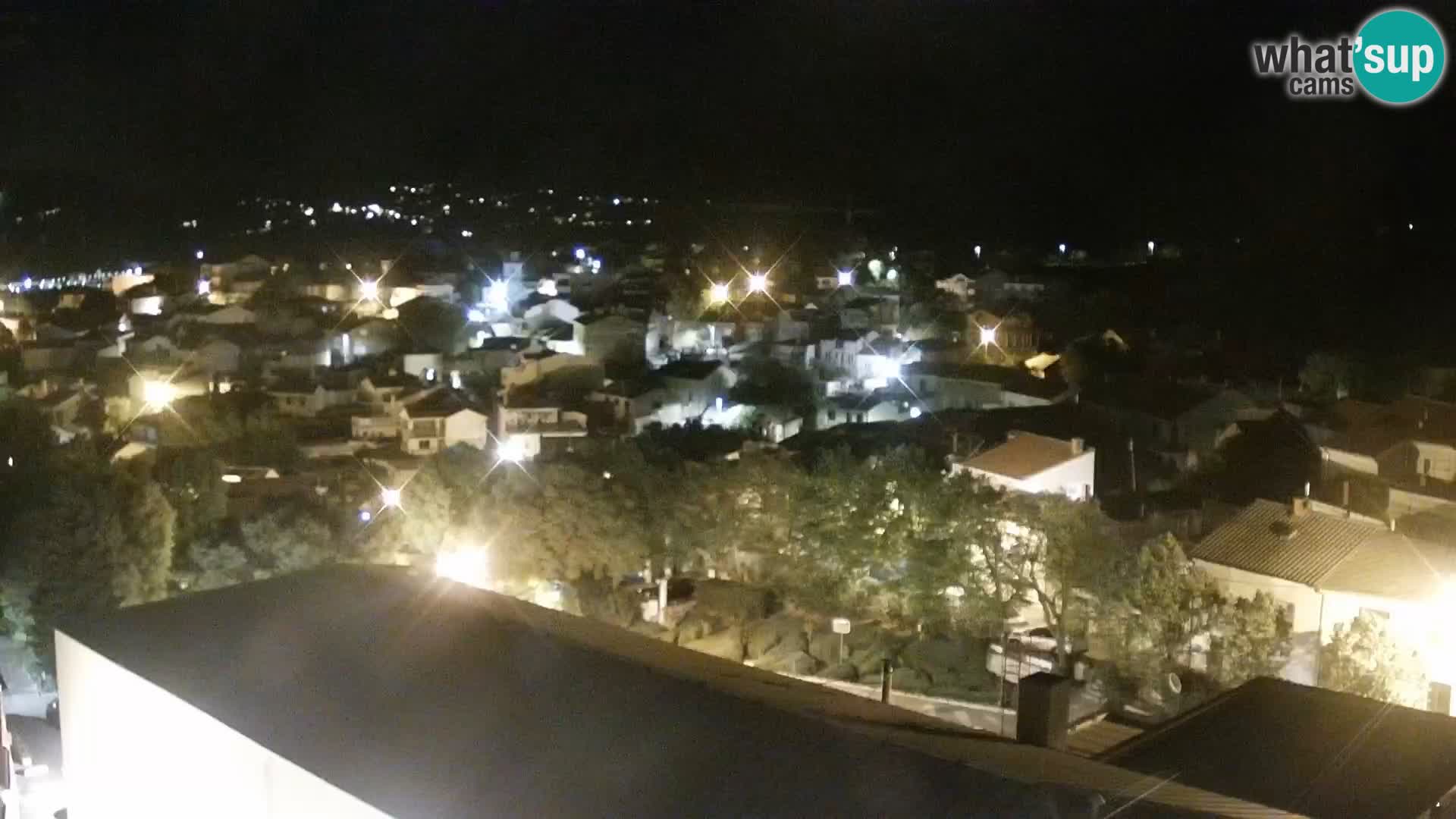 Panoramska spletna kamera Novi Vinodolski – Dalmacija v živo