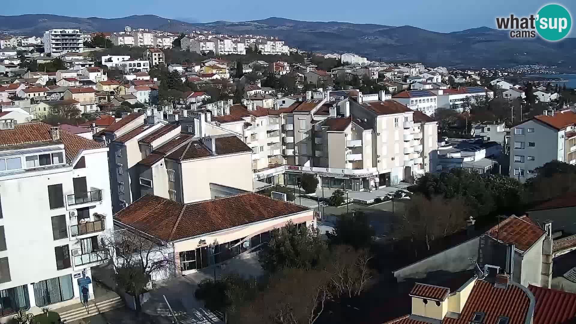 Novi Vinodolski panorama – Dalmacija web kamera