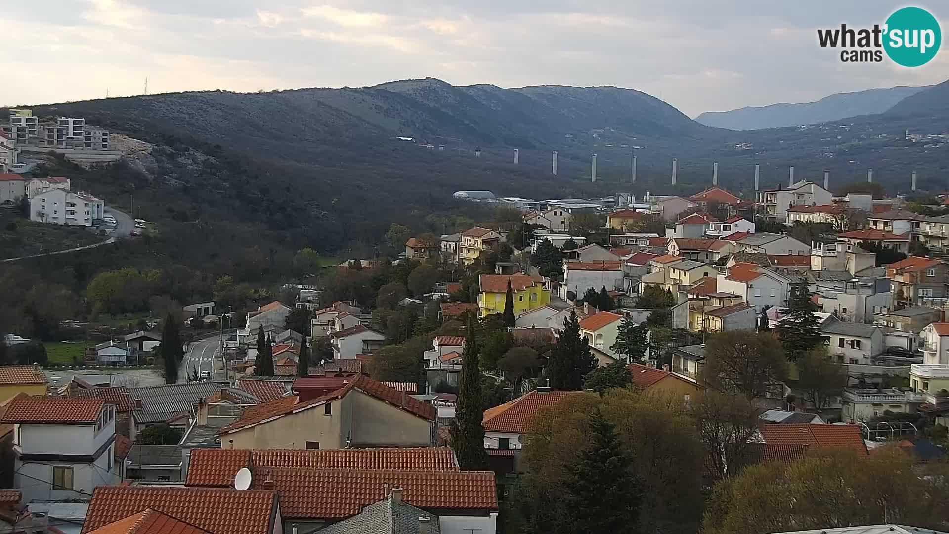 Novi Vinodolski panorama – Dalmacija web kamera