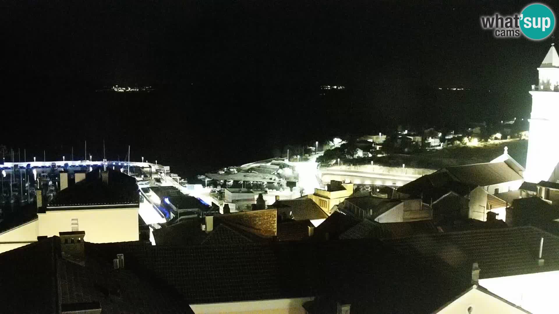 Panoramic Novi Vinodolski livecam Dalmatien